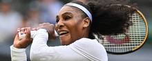 40-årige Serena Williams vendte tirsdag tilbage på tennisbanen i en singlekamp, da hun tabte i første runde ved Wimbledon til Harmony Tan. Foto: Glyn Kirk/AFP