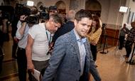 Andreas Steenberg (RV) ankommer til møde i Folketingets Granskningsudvalg, hvor Minkkommissionens beretning afleveres på Christiansborg, torsdag den 30. juni 2022. (Foto: Mads Claus Rasmussen/Ritzau Scanpix)