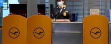 Lufthansa bliver presset af strejkerne.. Foto: Christof STACHE / AFP