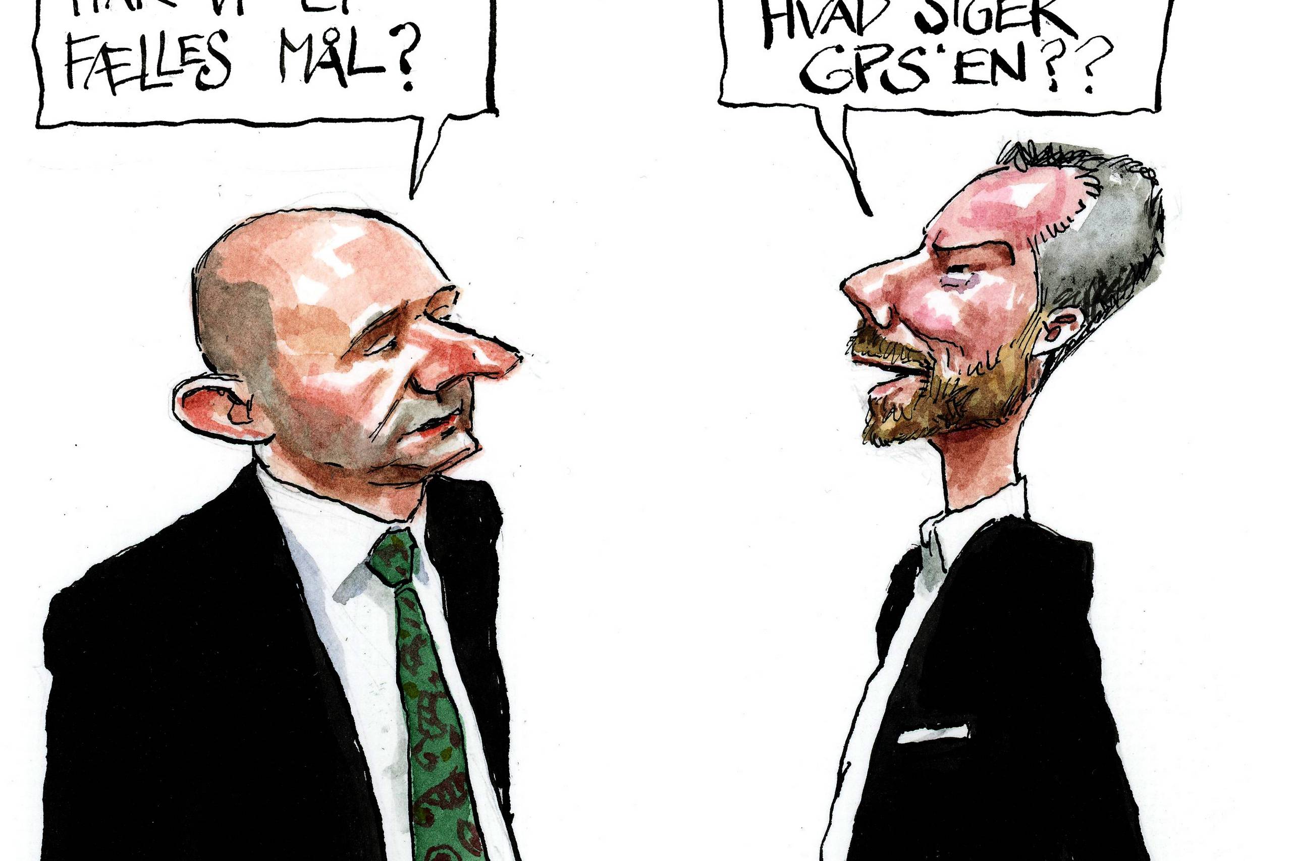 Flere fremtrædende borgerlige debattører har efterlyst et stort borgerligt projekt, men de har misforstået, hvad borgeligheden går ud på, mener Mogens Aaby. Arkivtegning: Rasmus Sand Høyer 