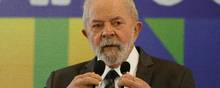 På et pressemøde for internationale journalister gjorde præsidentkandidat og tidligere præsident Luiz Inácio Lula da Silva det klart, at der skal rettes op på Bolsonaros Amazonas-politik. Foto: Miguel Schincariol/AFP