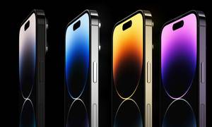 Apple præsenterede en ny runde af iPhones den 7. september. Nu er spørgsmålet om de nye modeller kan sørge for en fortsat stigende markedsandel for Apple. Foto: PR