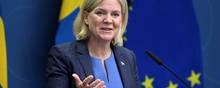 Magdalena Andersson vil torsdag tage sin afsked som Sveriges statsminister. Foto: Jessica Gow/TT News Agency via REUTERS