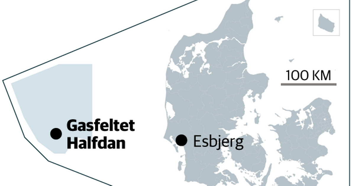 Droner Set Ved Dansk Gasfelt 200 Km Vest For Esbjerg