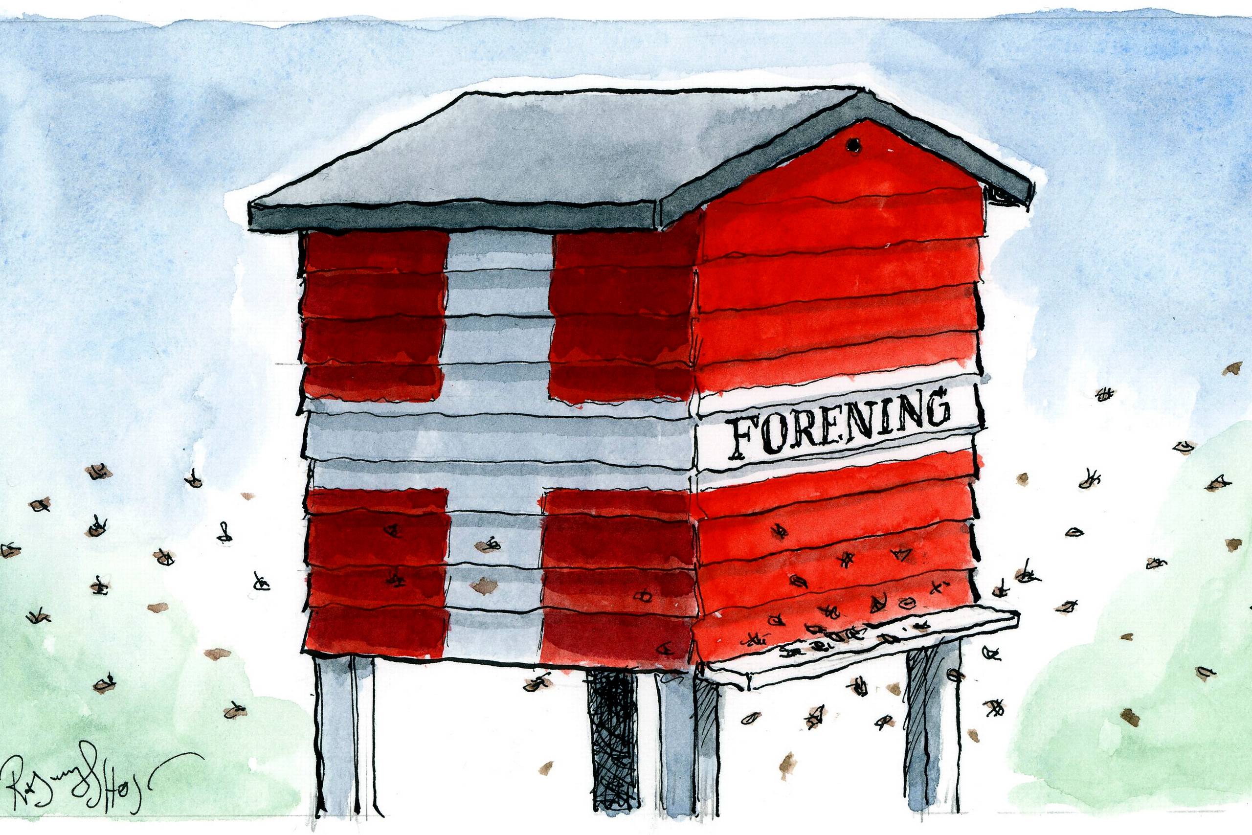 Det danske foreningsliv er limen, der holder sammen på de små, lokale samfund, derfor er det forkert at obstruere det med konstante nye regler, paragraffer og urimelige gebyrer, mener Per K. Larsen. Arkivfoto: Rasmus Sand Høyer 