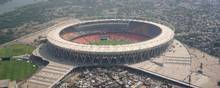 Den indiske delstat Gujarat og dens hovedstad Ahmedabad kan blive centrum for en OL-ansøgning. I Ahmedabad finder man blandt andet cricketstadionet Narendra Modi-stadium, der har plads til 132.000 tilskuere og er verdens største. Foto: Ajit Solanki/Ritzau Scanpix