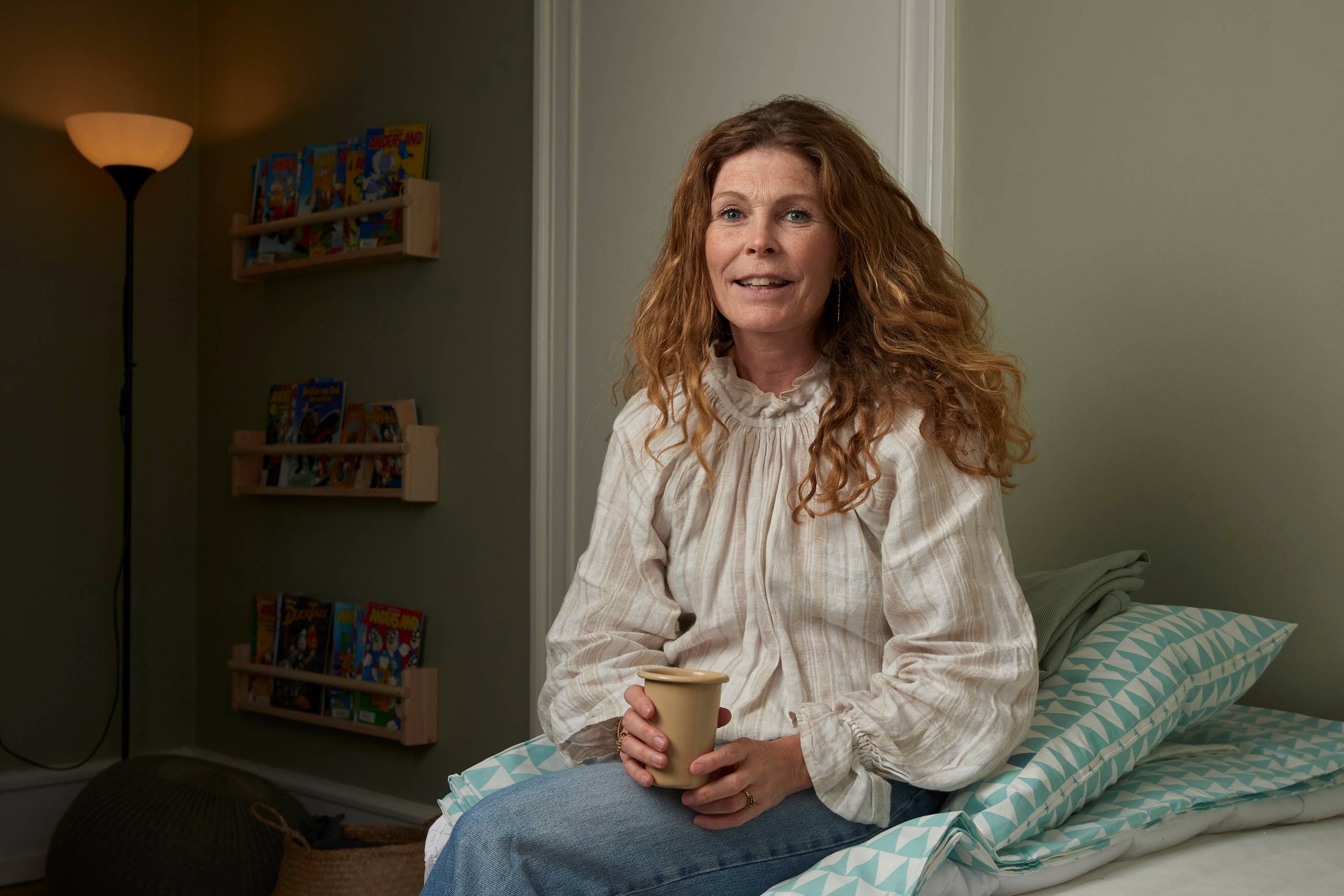 Joannahusets leder, Jette Wilhelmsen, har selv 20 års erfaring som socialrådgiver. Foto: Donald Michael Chambers