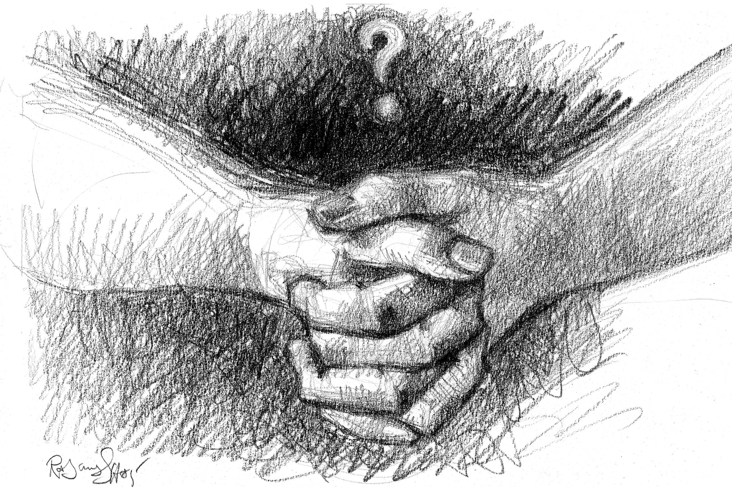 Langfredag er dødens sejr, men påskemorgen er ikke livets sejr, for det ville være vitalisme. Påskemorgen er kærlighedens sejr over døden. Det er kærligheden, der er størst af alt. Og det er det, vi tror.  Arkivtegning: Rasmus Sand Høyer  