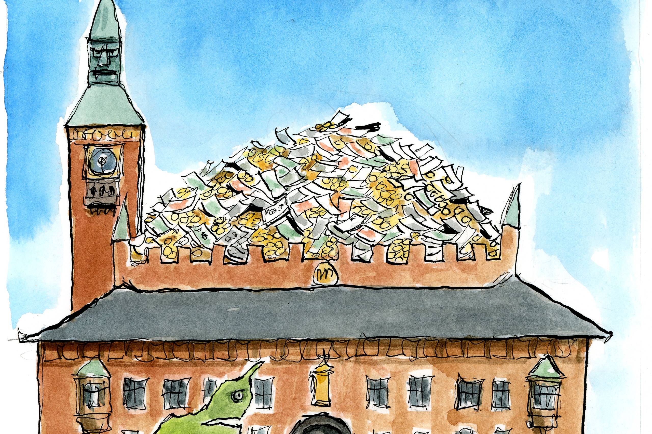 På statslig niveau budgetterer man med skattelettelser for milliarder, mens kommunerne sparer millioner og fastholdes i et jerngreb, hvor man på den ene side beder kommunerne om at levere på borgernær velfærd og på den anden side lægger et stramt serviceloft, som gør det umuligt at levere, skriver Mathias Zilberberg. Arkivfoto: Rasmus Sand Høyer