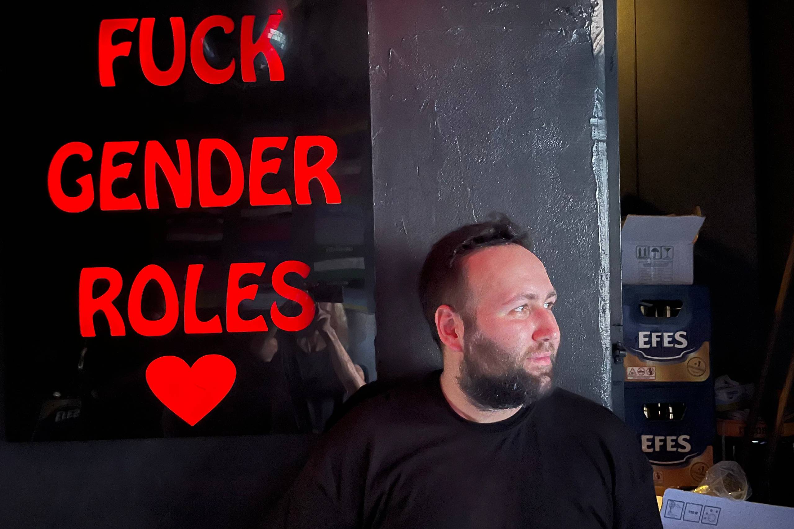 Retorikken mod LGBT i Tyrkiet har fået Burak Unals forældre til at bønfalde ham om at flytte til udlandet. Foto: Heidi Plougsgaard 