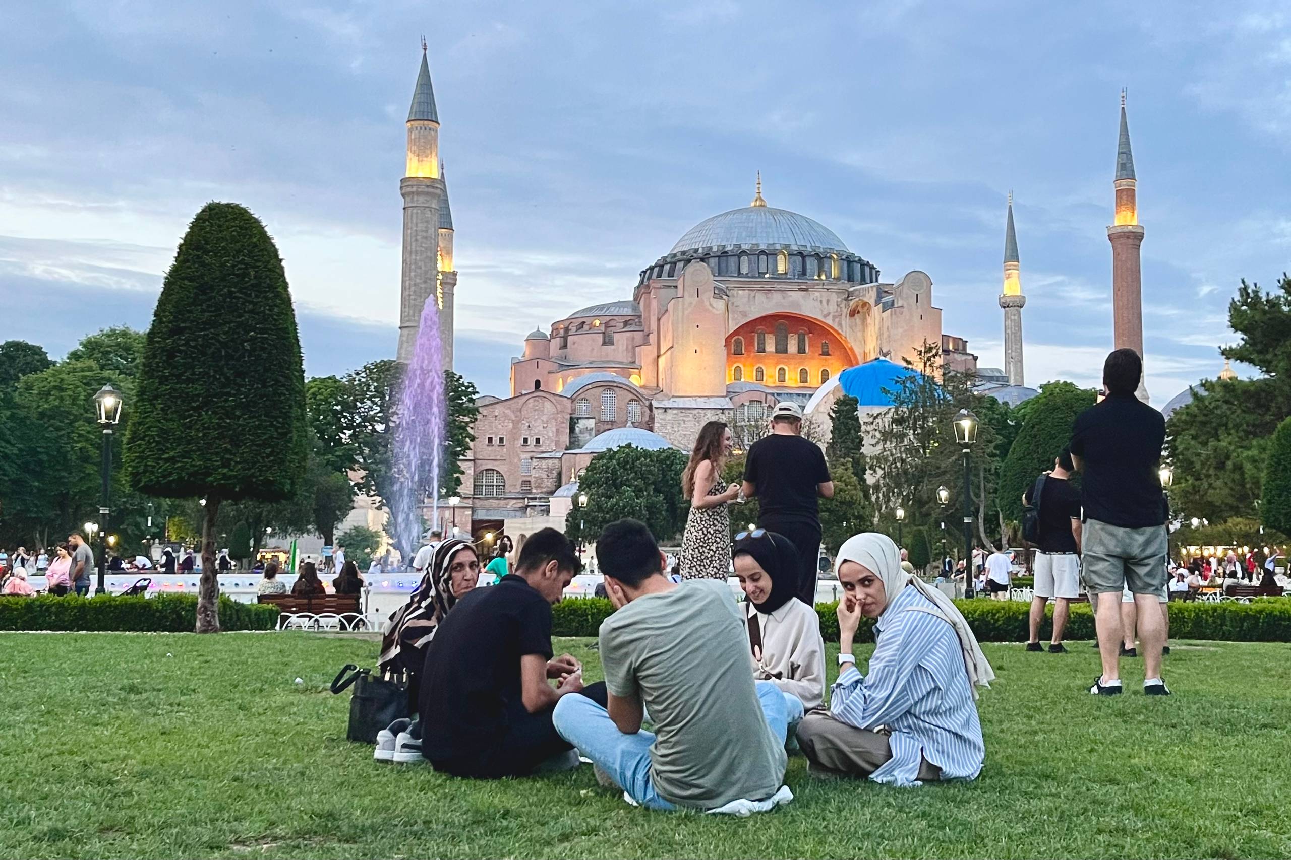 Den tidligere katedral Hagia Sophia er et imponerende bygningsværk, som har påvirket udformningen af både moskeer og andre kirker. Foto: Heidi Plougsgaard 