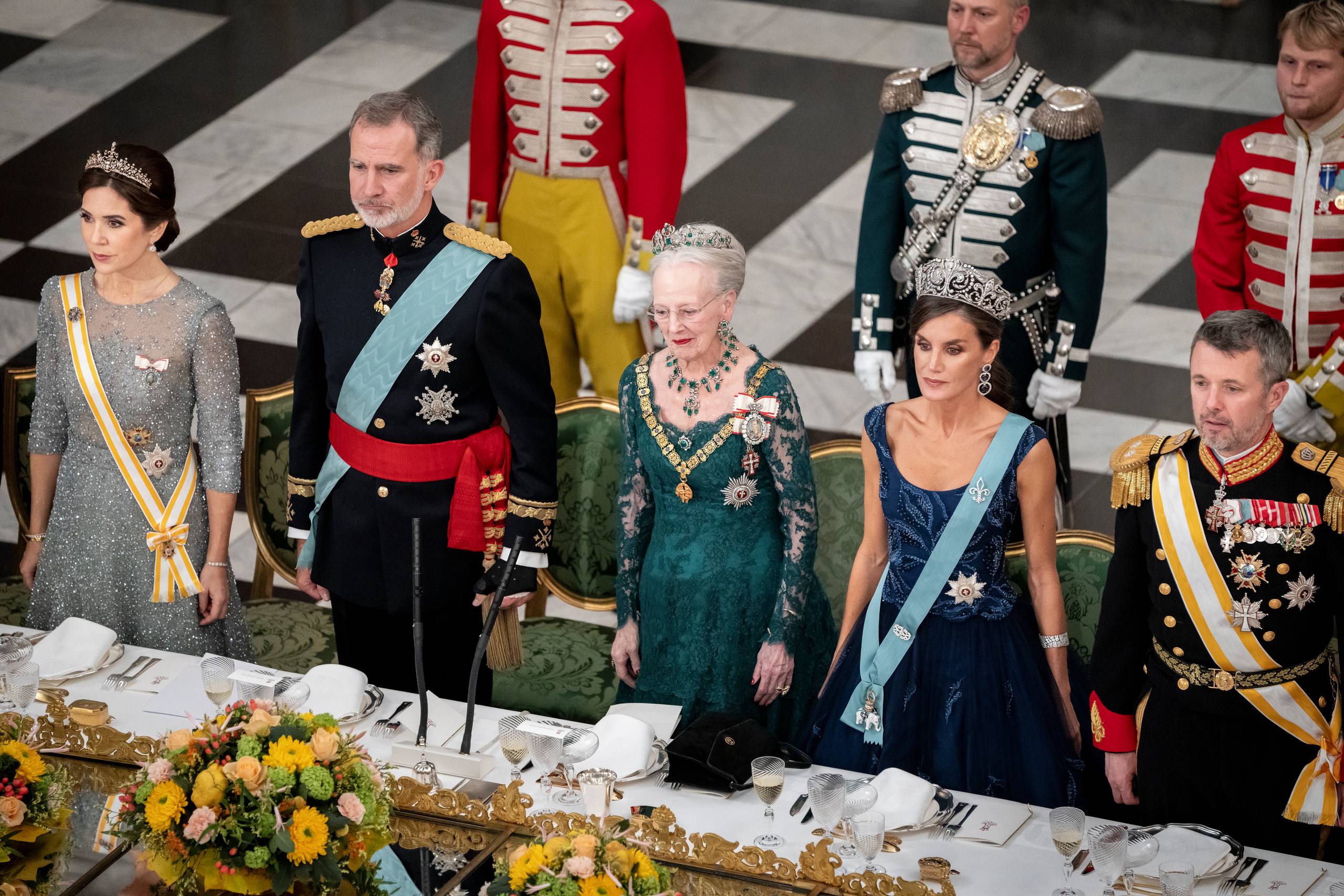 Kong Felipe og dronning Letizia er på statsbesøg i Danmark. De repræsenterer en slægt med rødder til mange af Europas fyrstehuse. Foto: Mads Claus Rasmussen/Ritzau Scanpix.