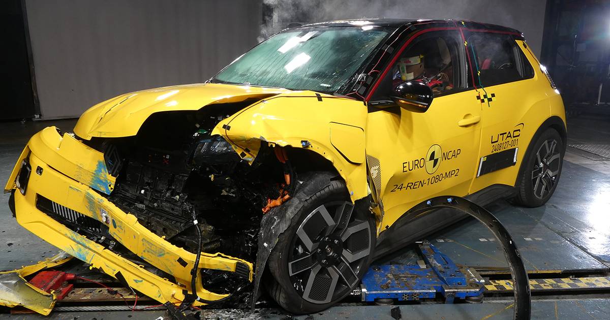 Renault 5 skuffer i en ny crashtest - Jyllands-Posten