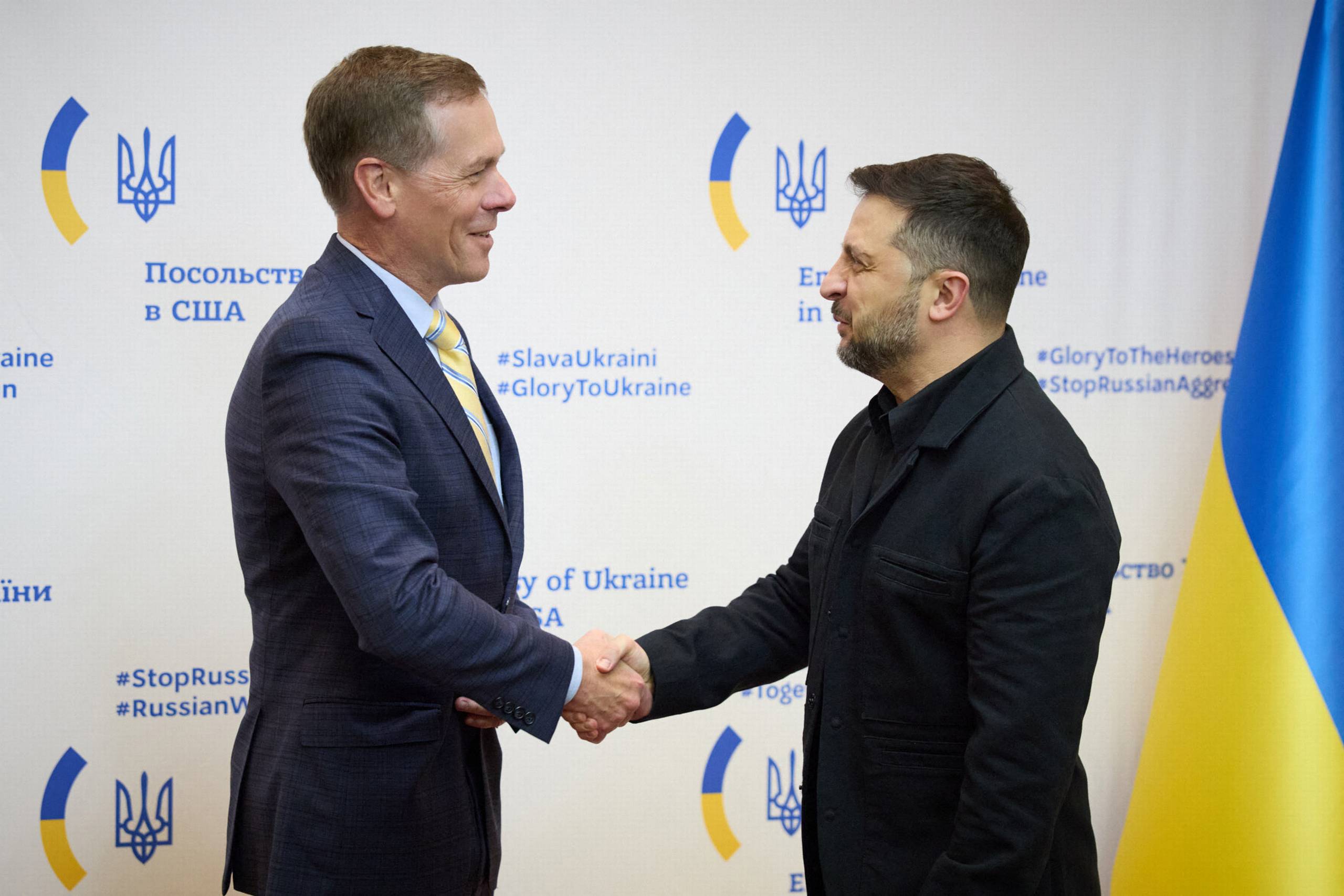 Zelenskyj mødtes med producent af Tomahawk-missiler