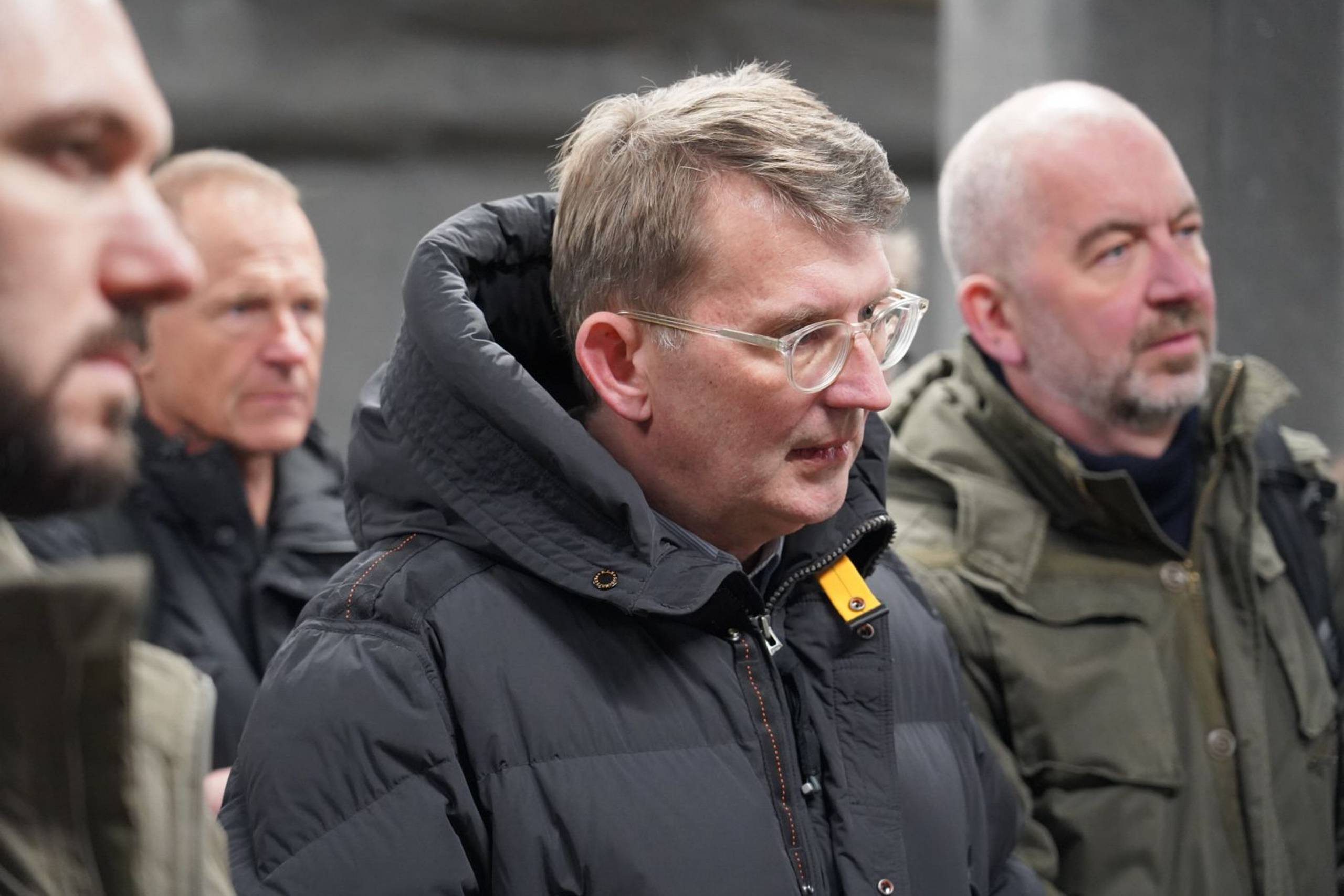 Forsvarsminister Troels Lund Poulsen er i Kiev på fireårsdagen for Ruslands invasion, som udløste krigen. Foto: FSM