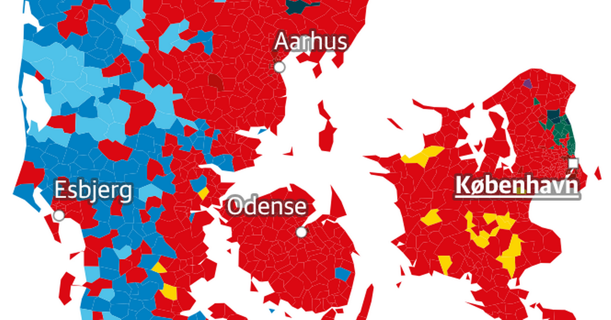 Jylland er splittet til atomer: Kig godt på disse kort, hvis du vil forstå det nye Danmark