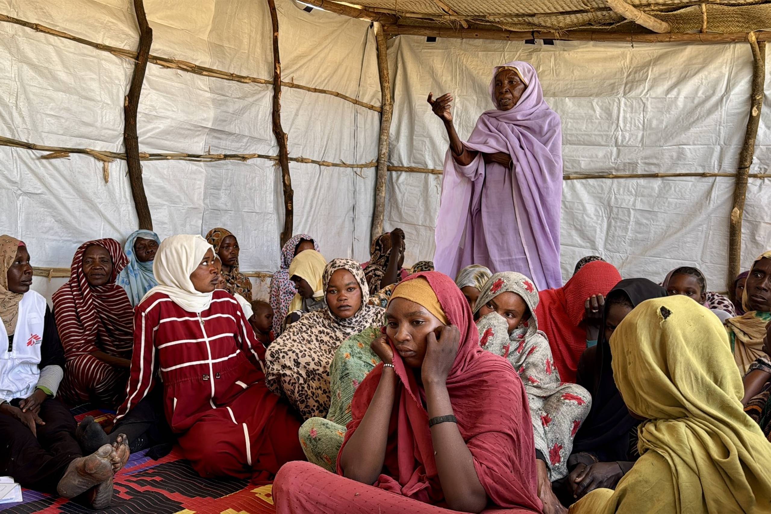 Læger uden Grænser har opbygget sikkerhedscamps i Nord Dafur, hvor kvinder der har oplevet overgreb kan få hjælp.
Foto: Cindy Gonzalez/Læger uden Grænser