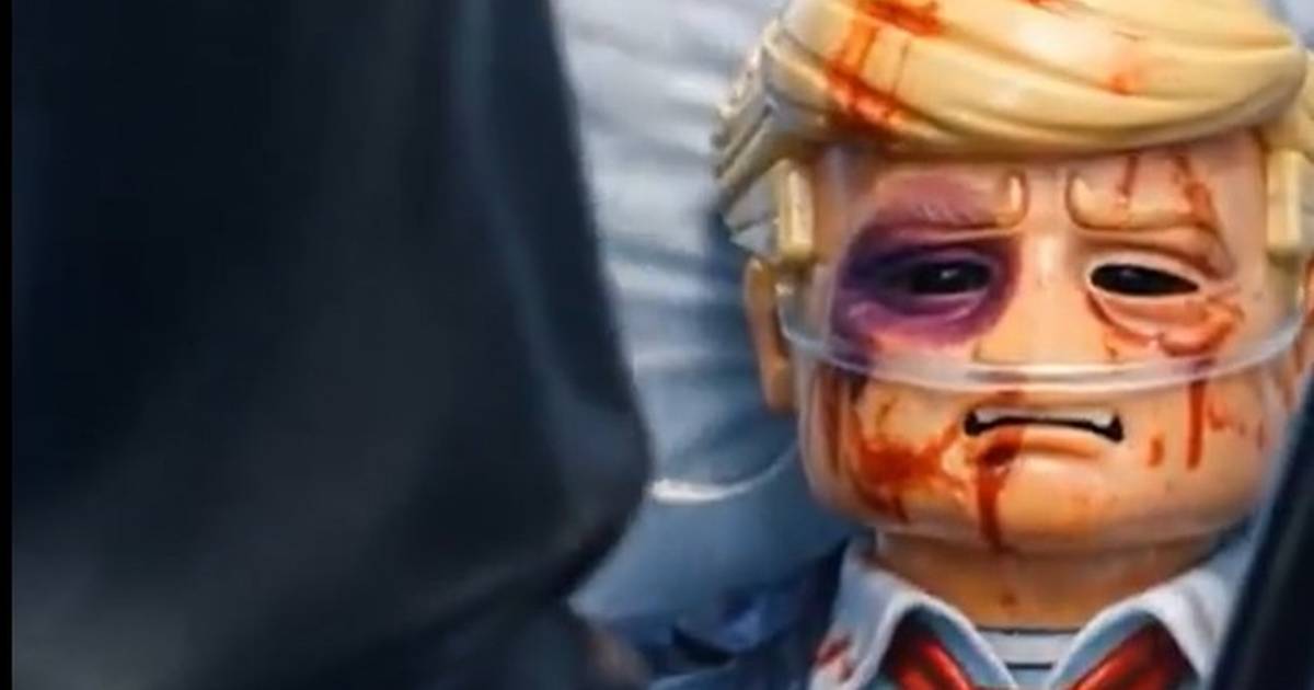 Iran bruger igen Lego til at ramme Trump