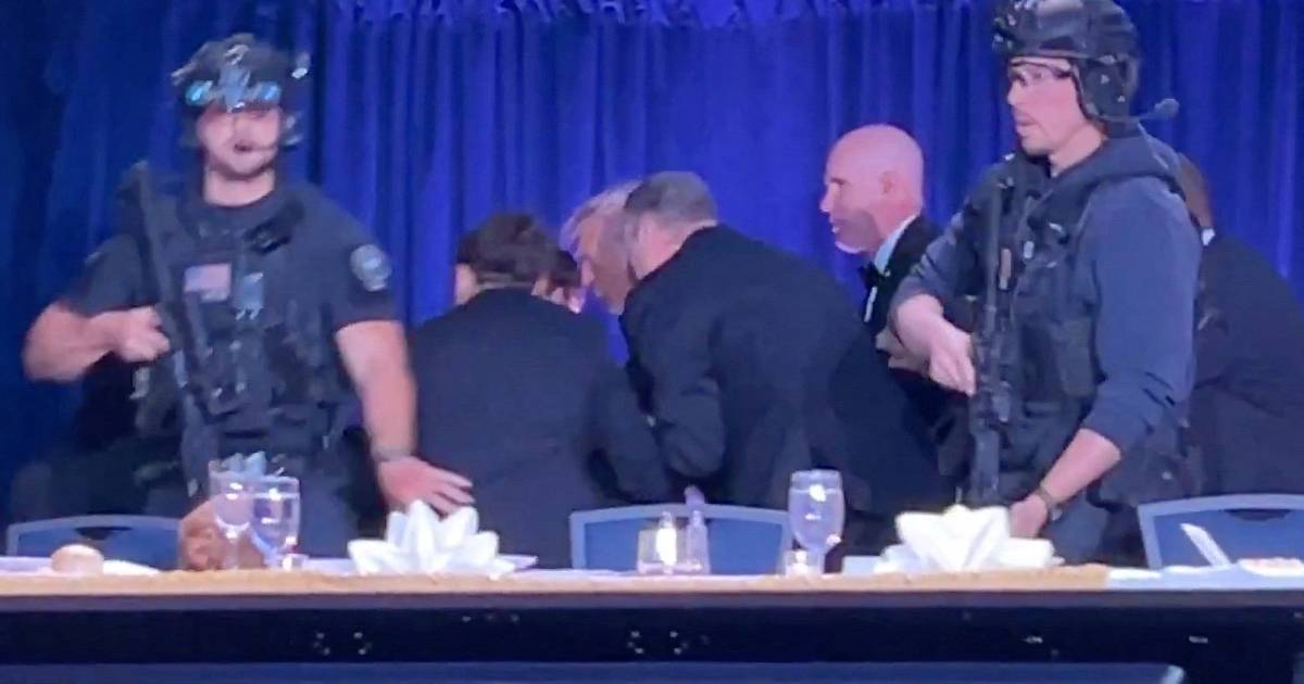 Skud ved prestigefyldt pressemiddag i Washington: Trump, Vance og ministre evakueret - og i sikkerhed