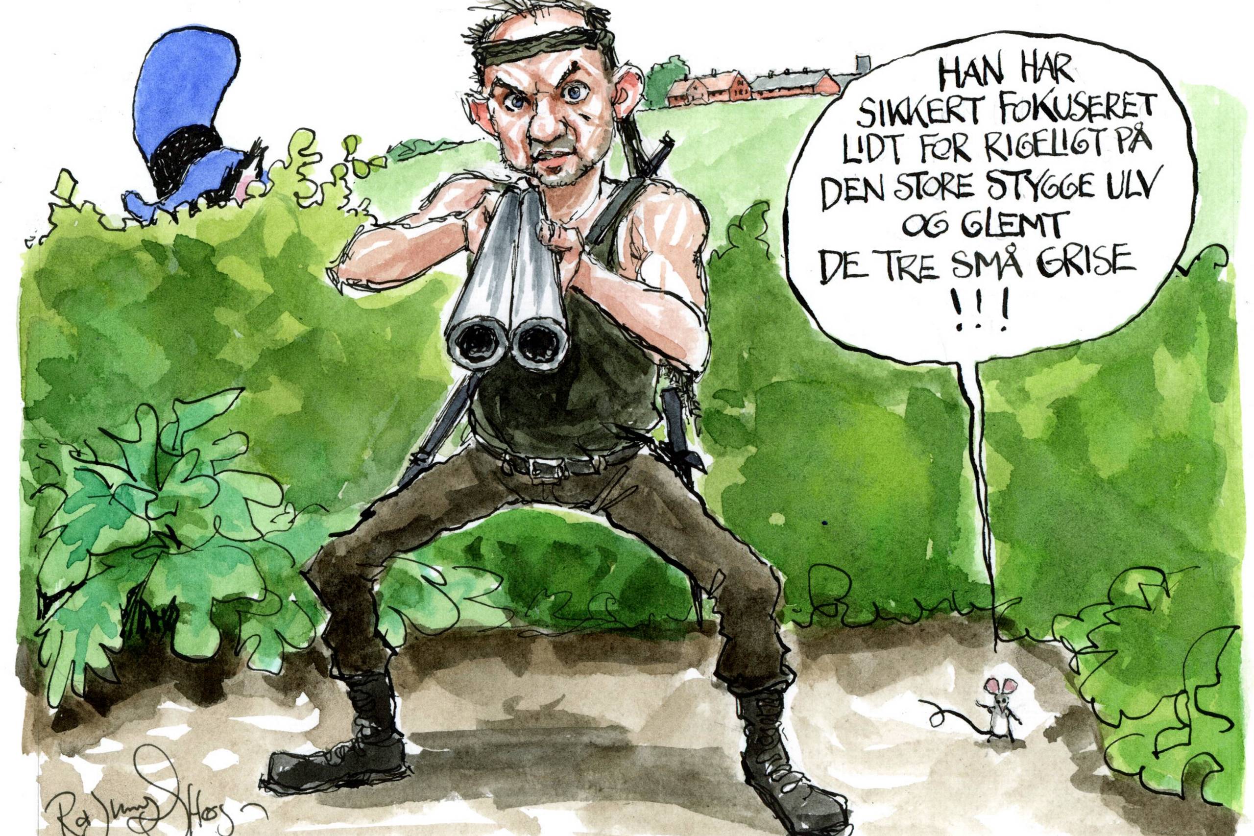 Tegning: Rasmus Sand Høyer