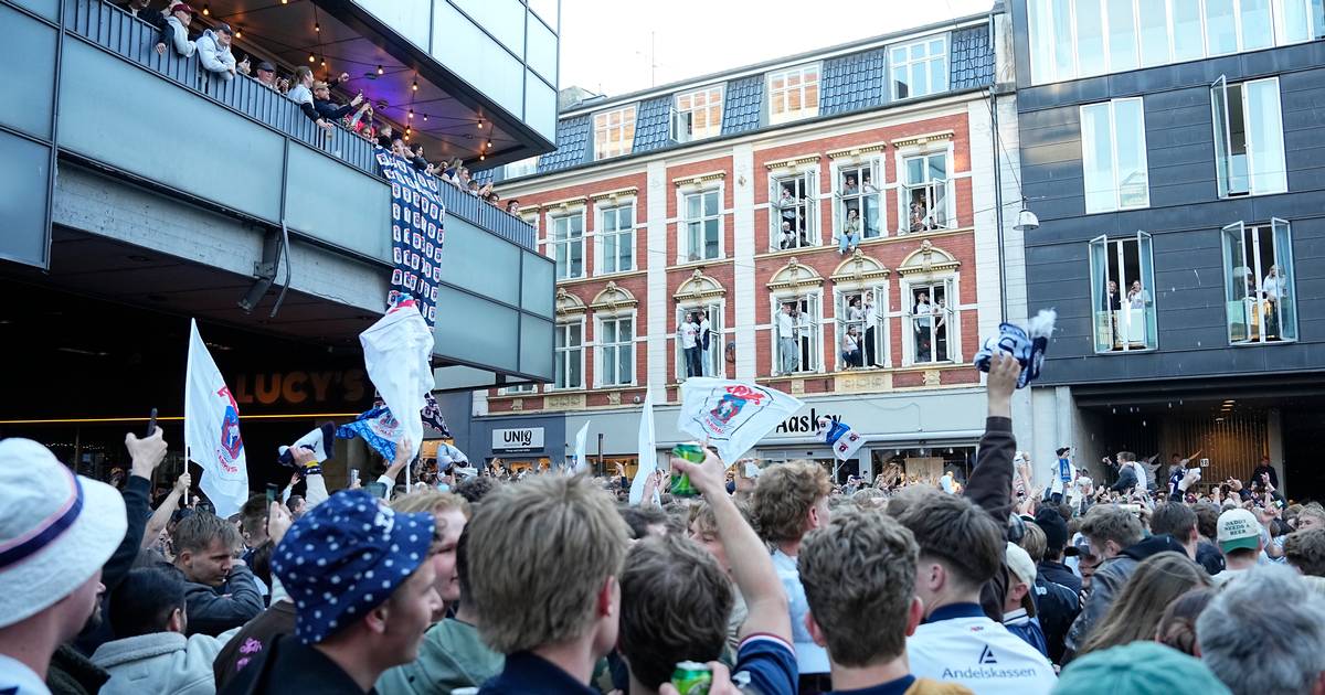Aarhus i glædesrus - kan høres langt væk