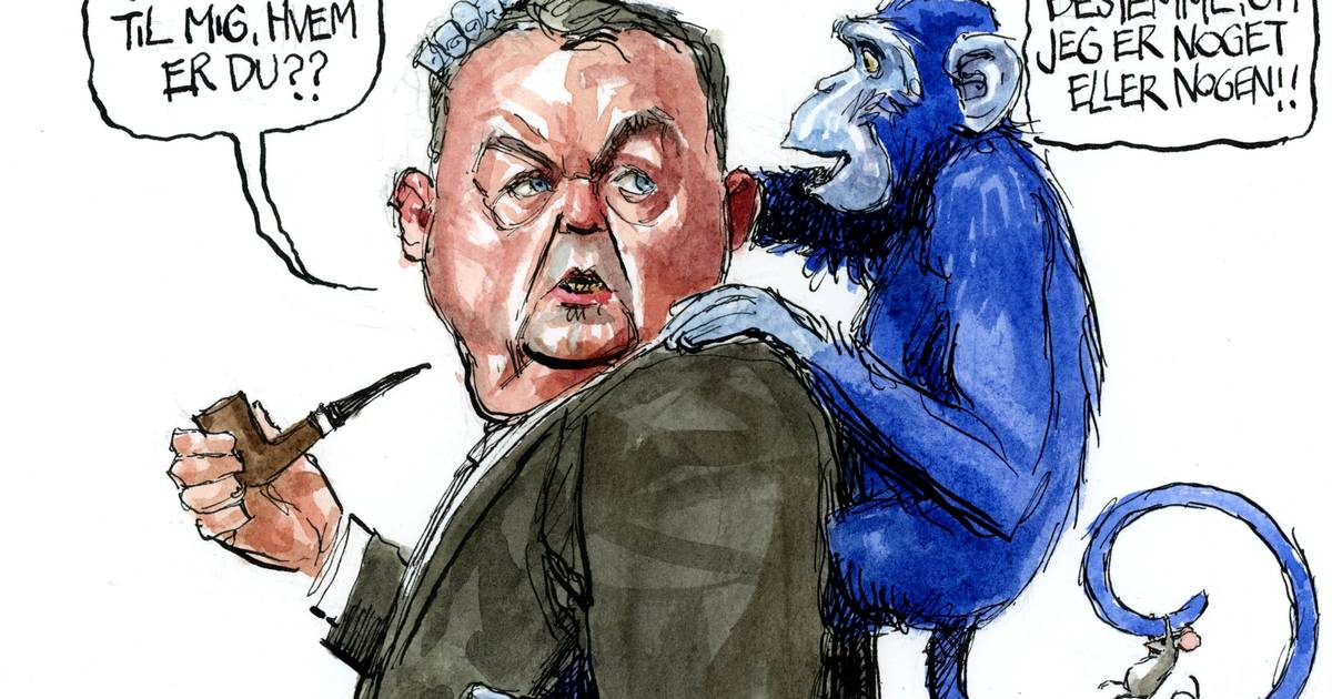 Dagens tegning: Den blå ånd - Jyllands-Posten