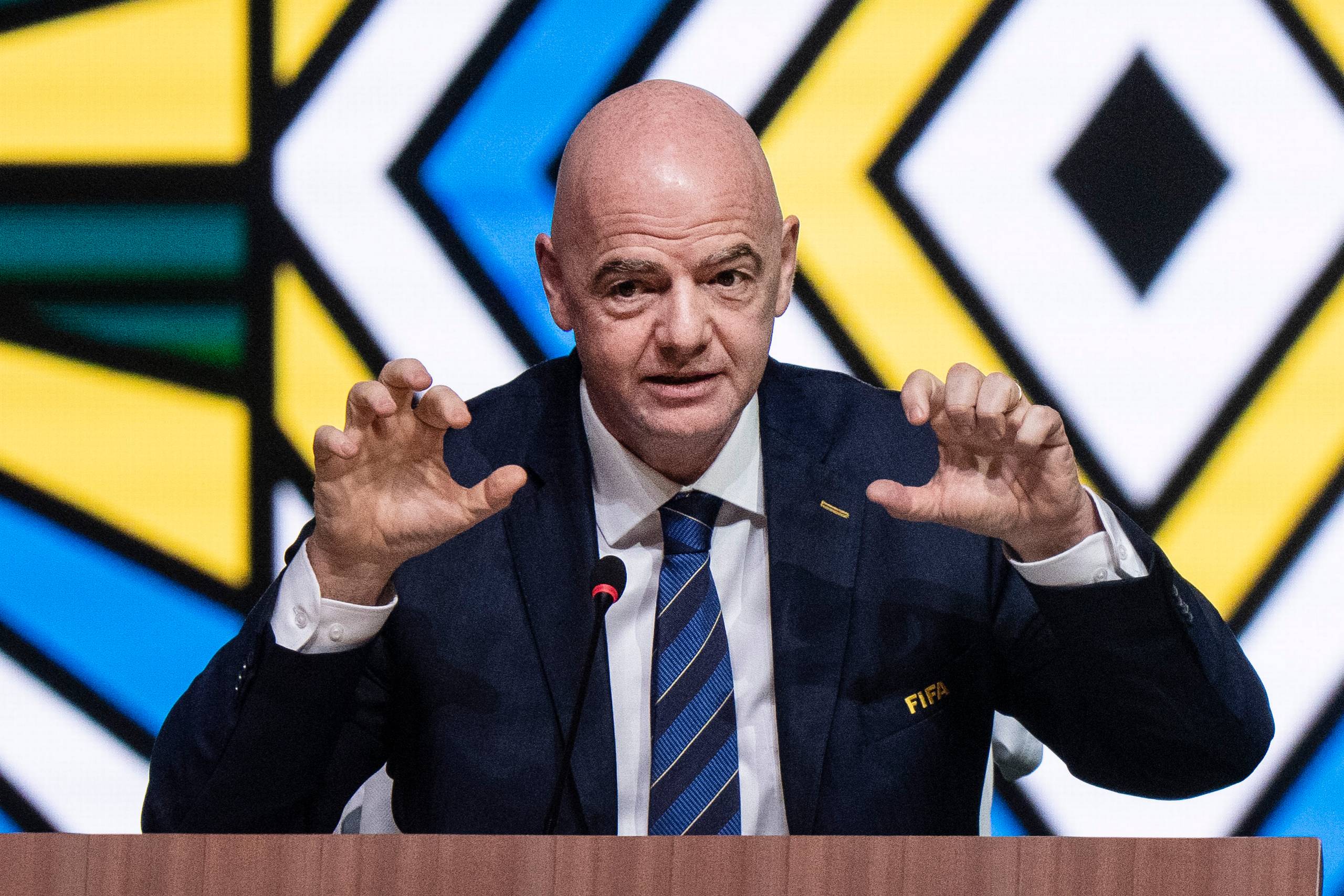 Gianni Infantino har været præsident for Fifa siden 2016. Foto: Tariq Mikkel Khan