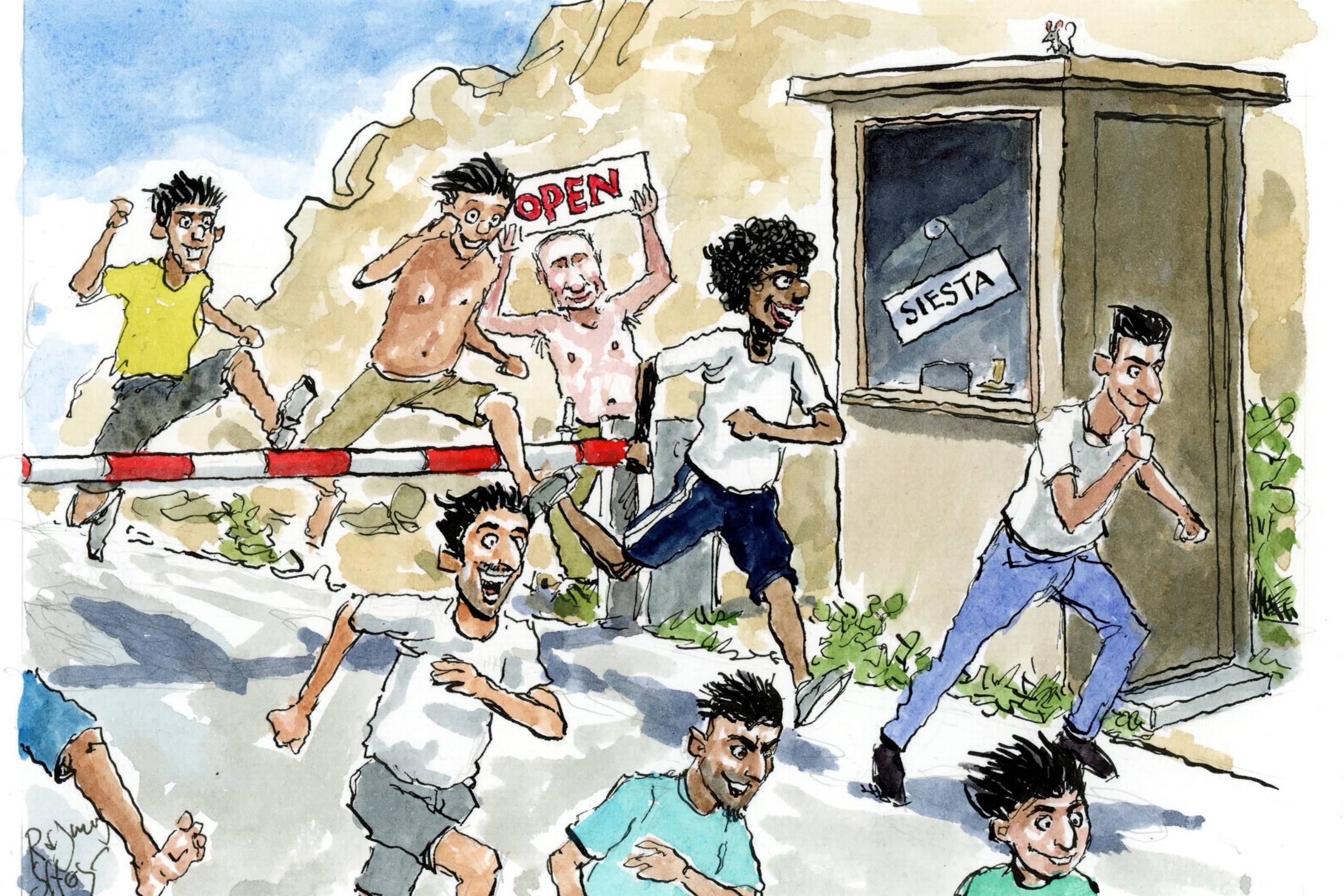 Tegning: Rasmus Sand Høyer