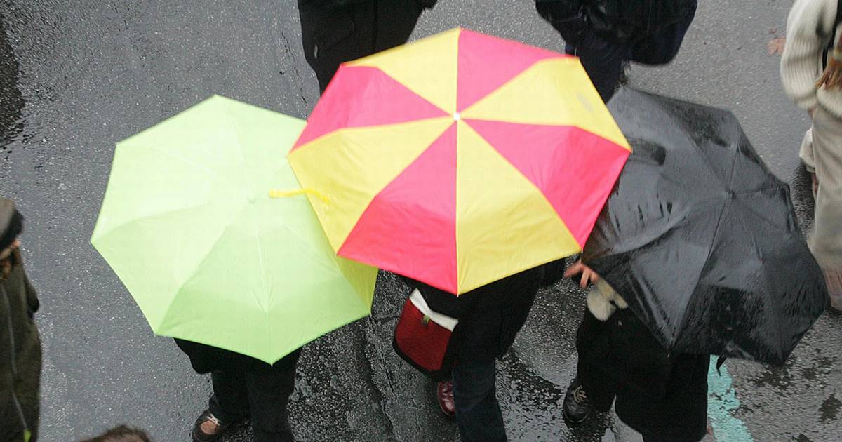 Kraftig regn over det meste af landet