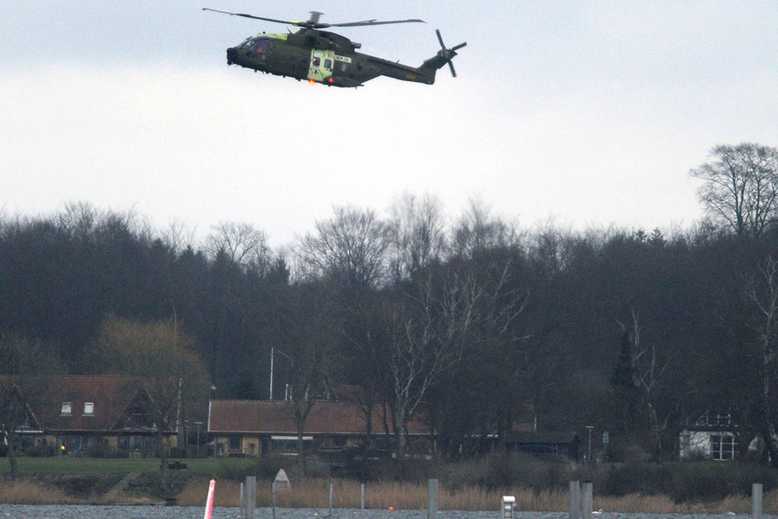 Præstø Fjord i forbindelse med kæntringsulykken i februar 2011.