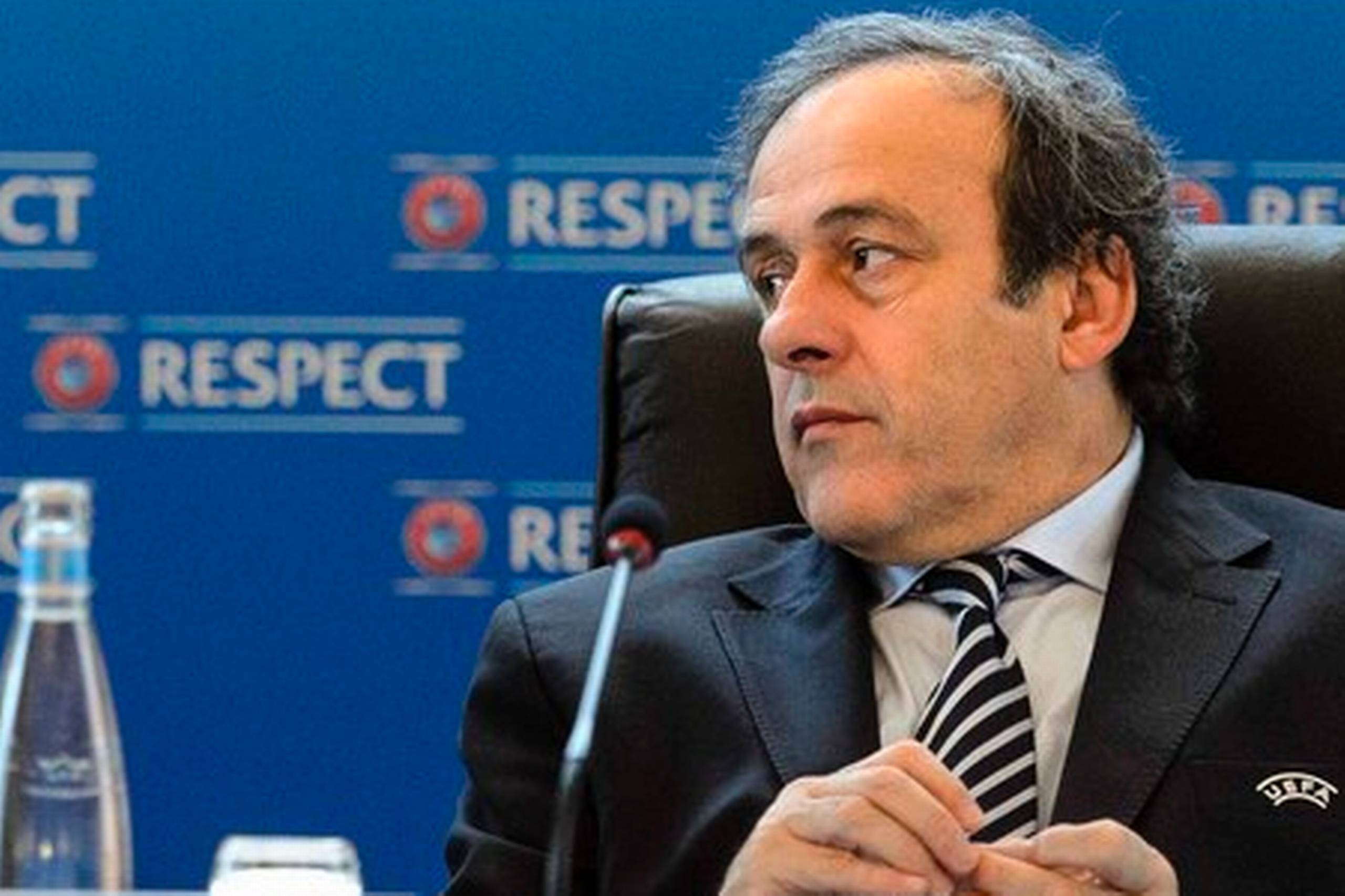 Uefa-præsident Michel Platini.