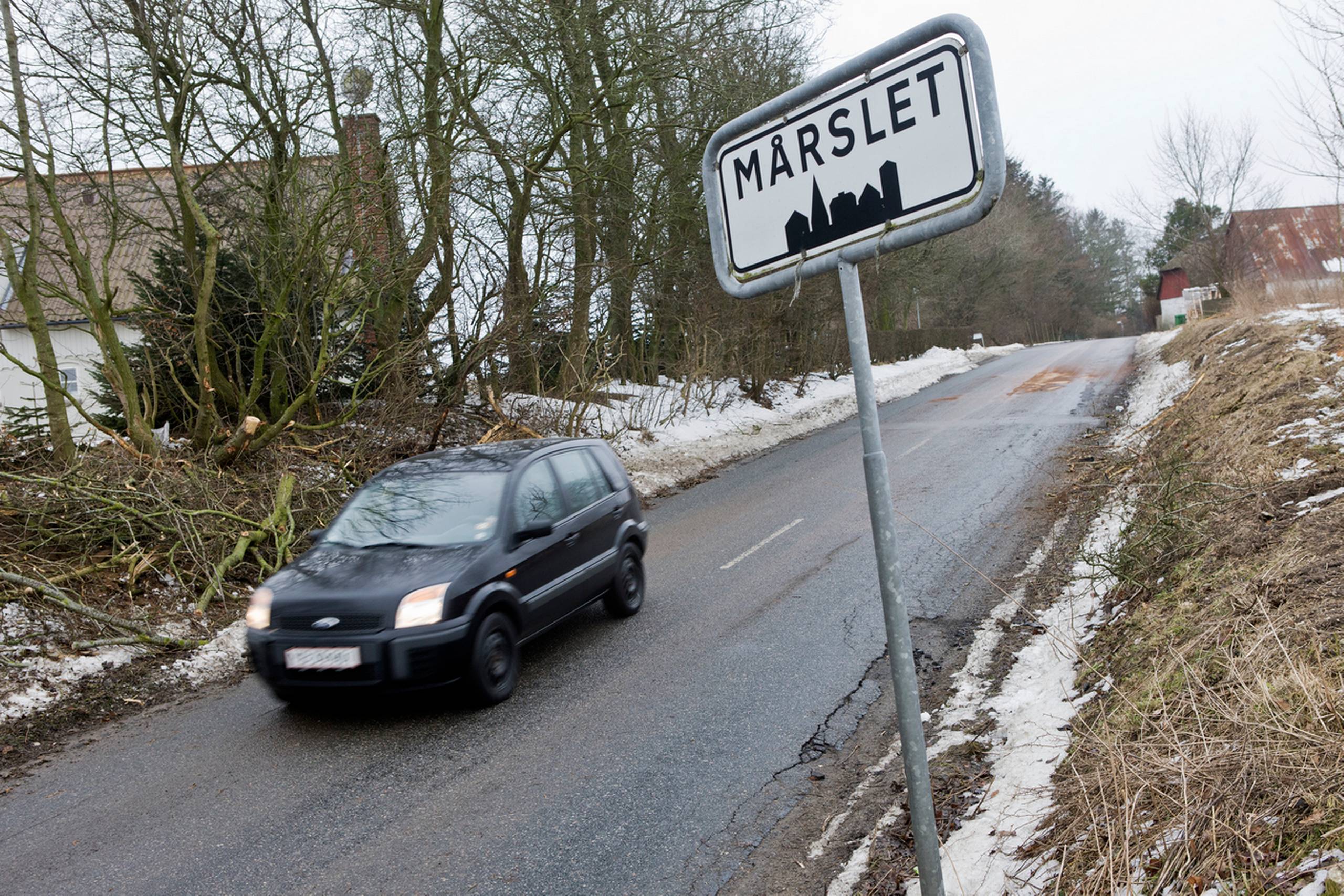 Gennemfartsvejene i Mårslet er ikke kommet videre, end dengang hestevognene tabte til bilerne. 