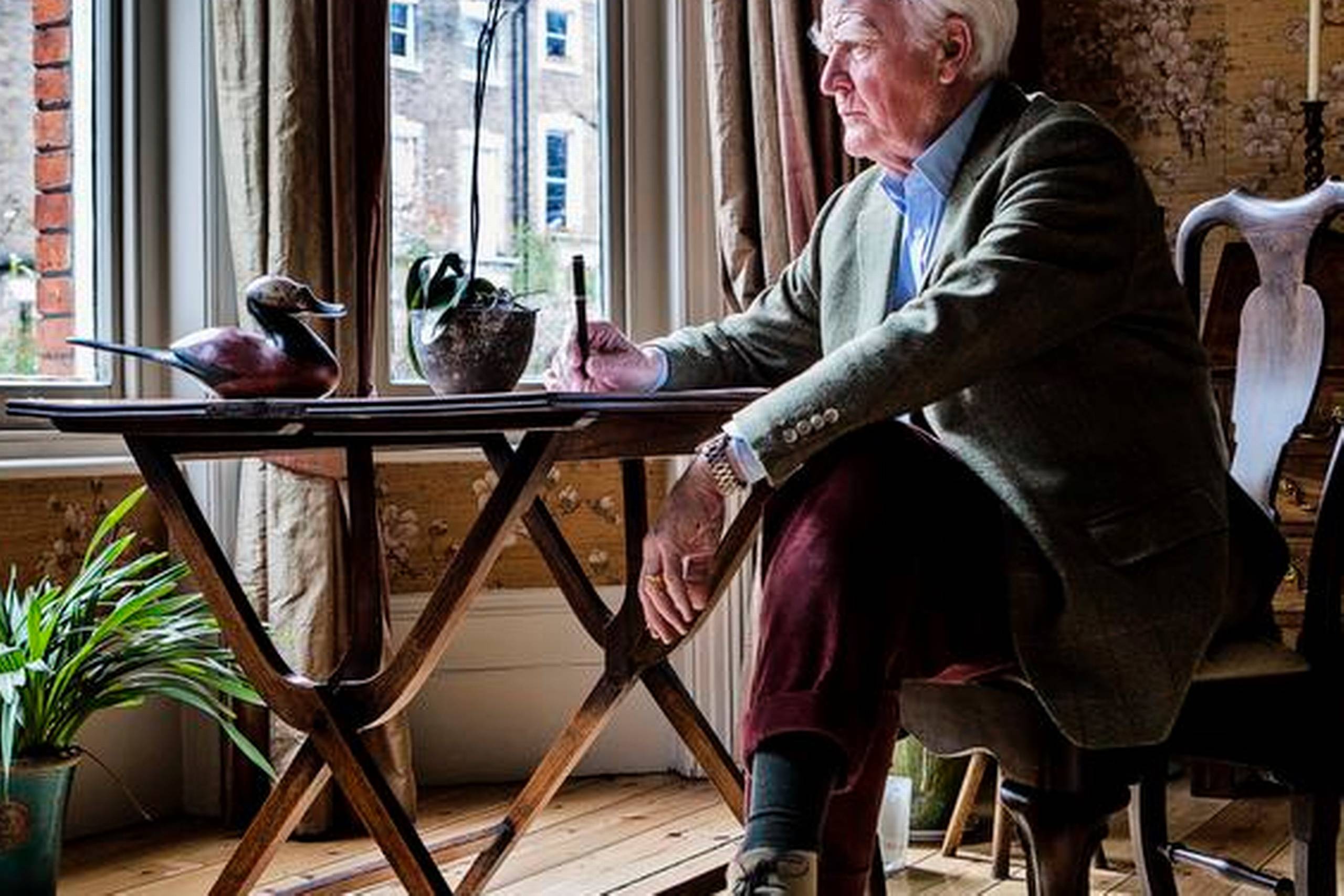 81-årige John le Carré er utålmodig. Der er stadig bøger, der skal skrives. Foto: Stine Bidstrup
