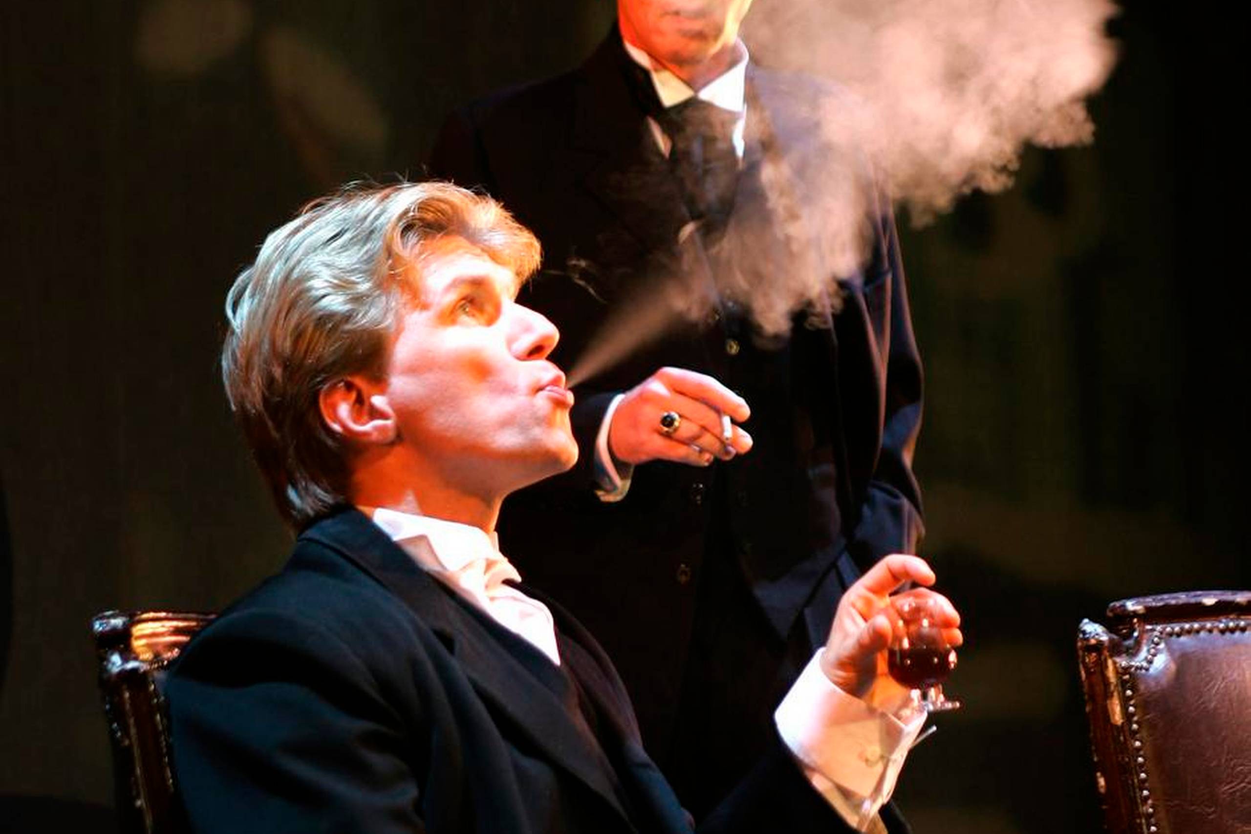 Omkring år 1900 kom to store romaner, som nogle vil kalde de to bedste danske romaner: Henrik Pontoppidans ”Lykke-Per” og Johannes V. Jensens ”Kongens Fald”. Mange har genoplivet ”Lykke-Per” på teatret, bl.a. på Aalborg Teater i 2004 med Martin Ringsmose i rollen som Per. Arkivfoto: Henning Bagger/Scanpix