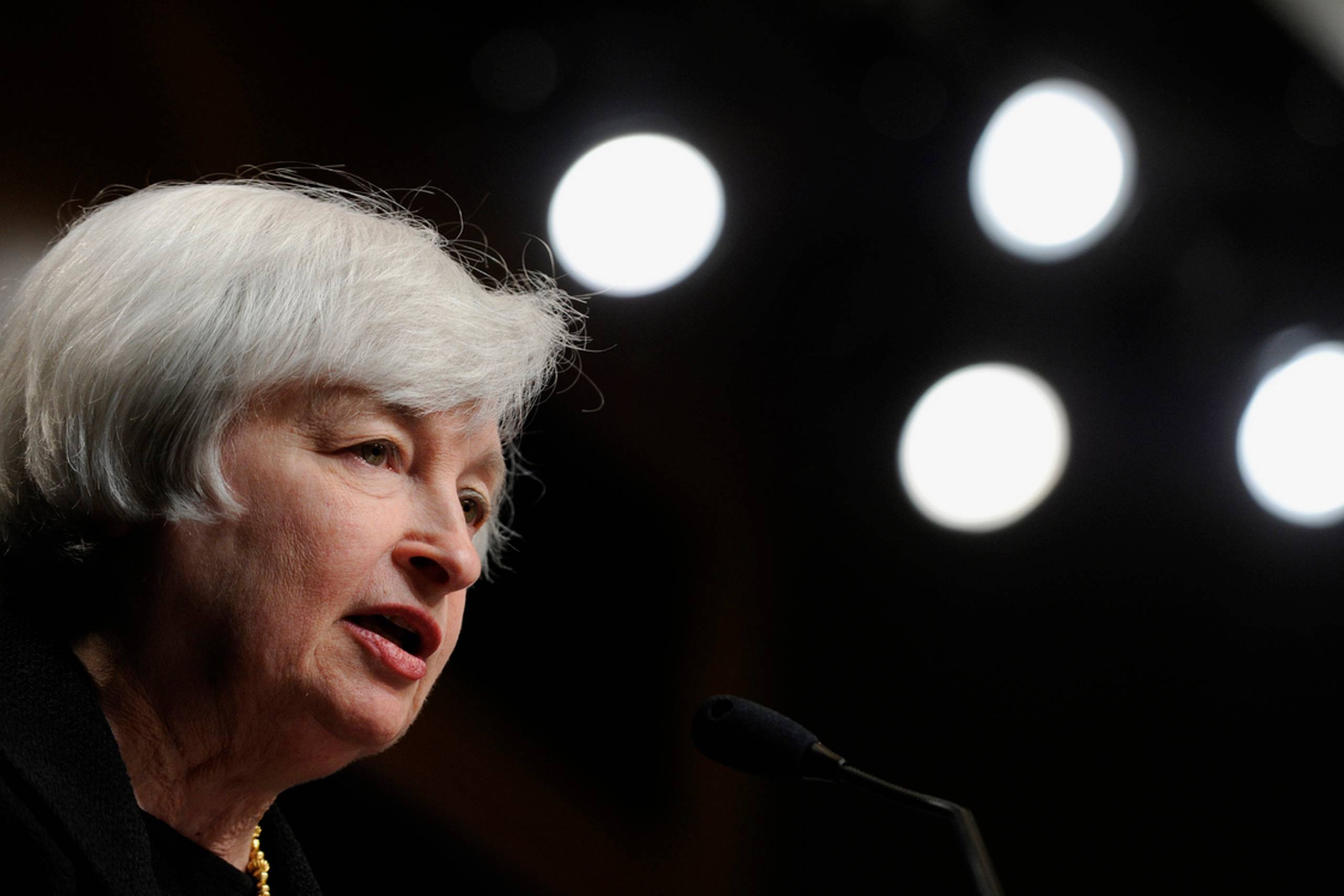 "Der er stadig brug for støtte til den amerikanske økonomi," lyder det fra Janet Yellen.