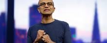 Satya Nadella, topchef i Microsoft. Foto: Eric Risberg/AP