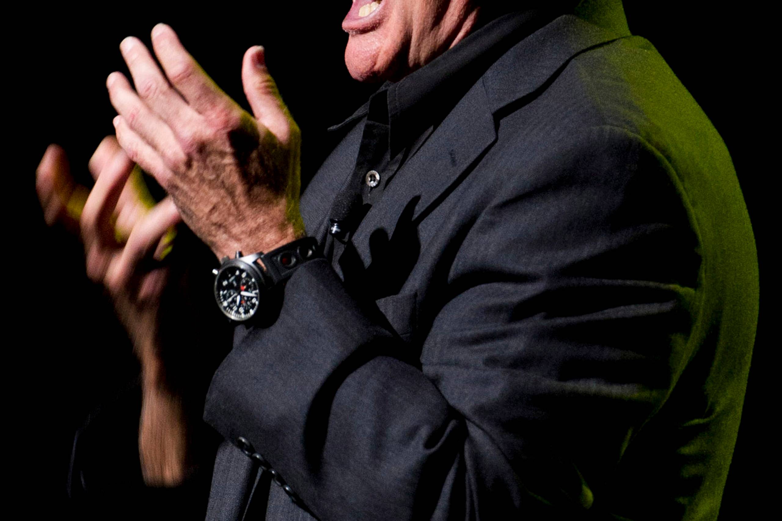 Robin Williams på slap line i 2012 som standupper ved at arrangement til fordel for krigsveteraner.