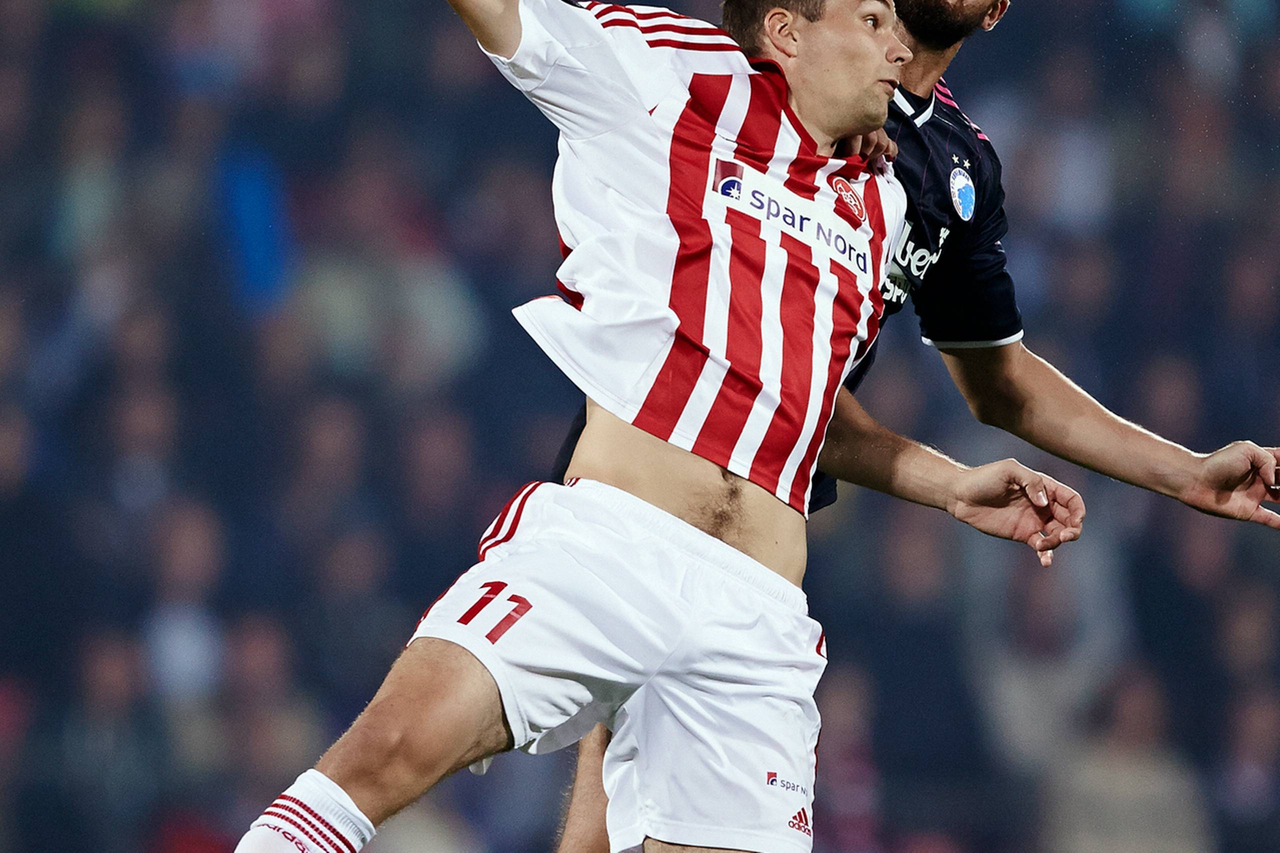 Nicklas Helenius scorede AaB's mål på straffe.