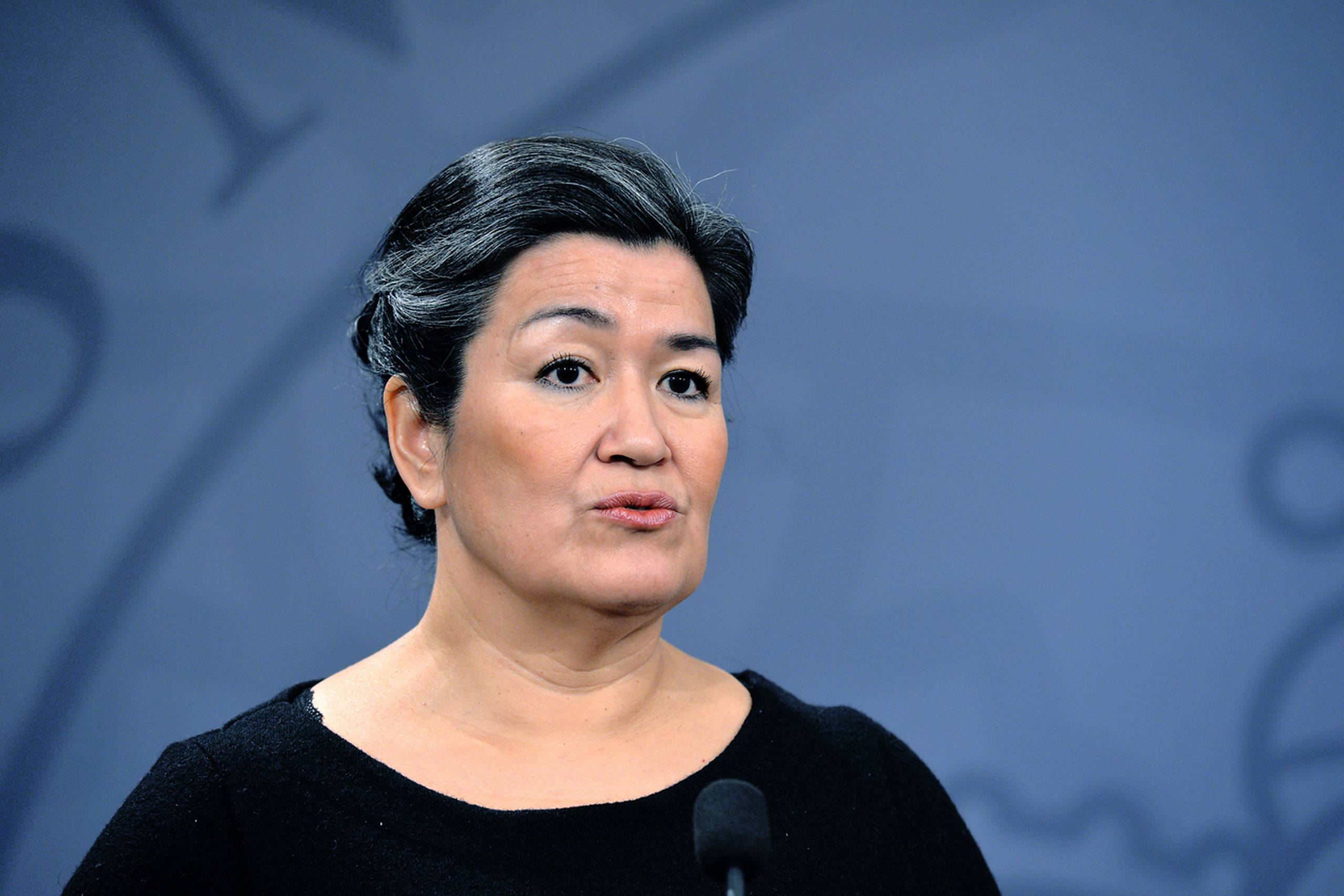 Formanden for Naalakkersuisut, Aleqa Hammond.