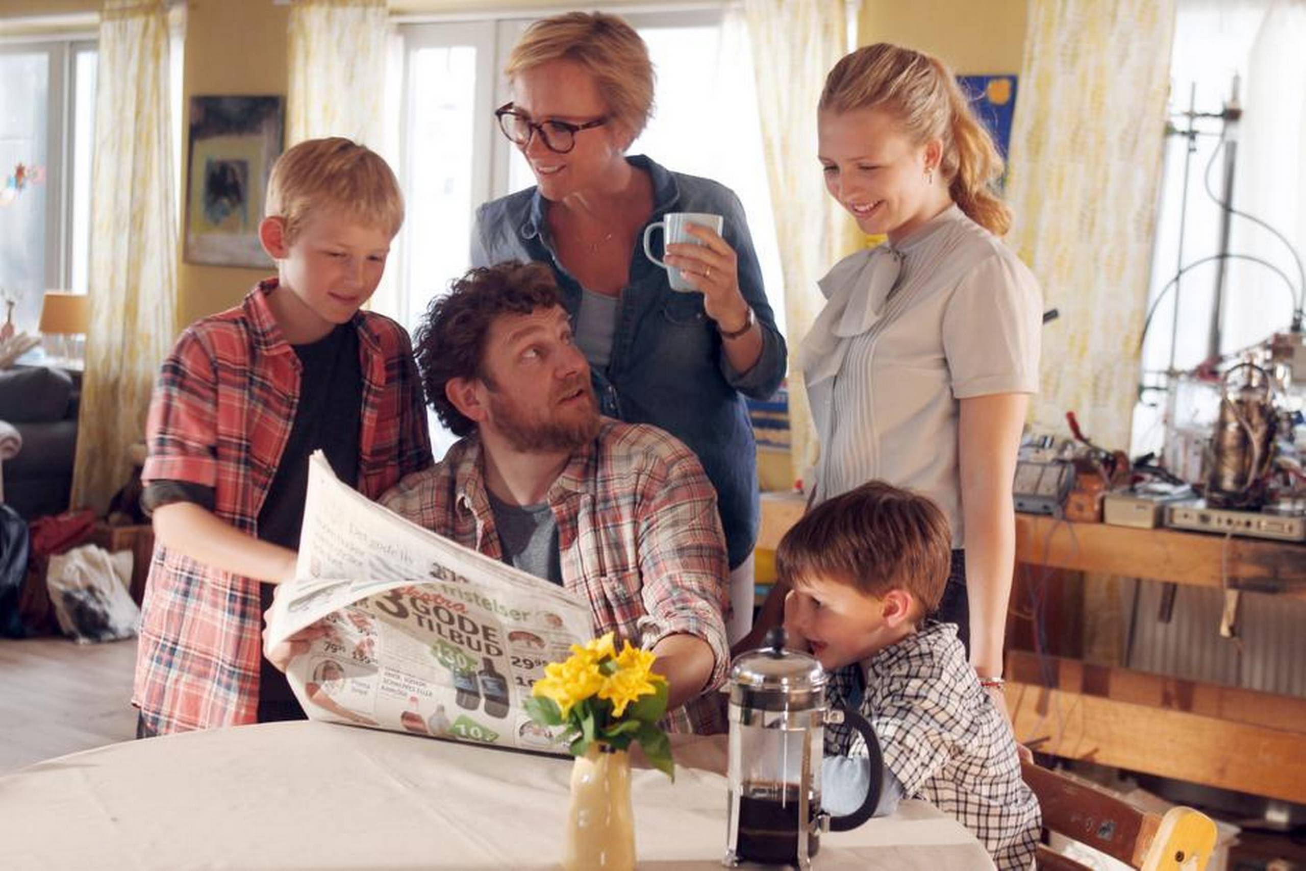 Der er gang i den hos familien Krumborg – også i det seneste skud på stammen, ”Krummerne – Alt på spil”. Foto fra filmen