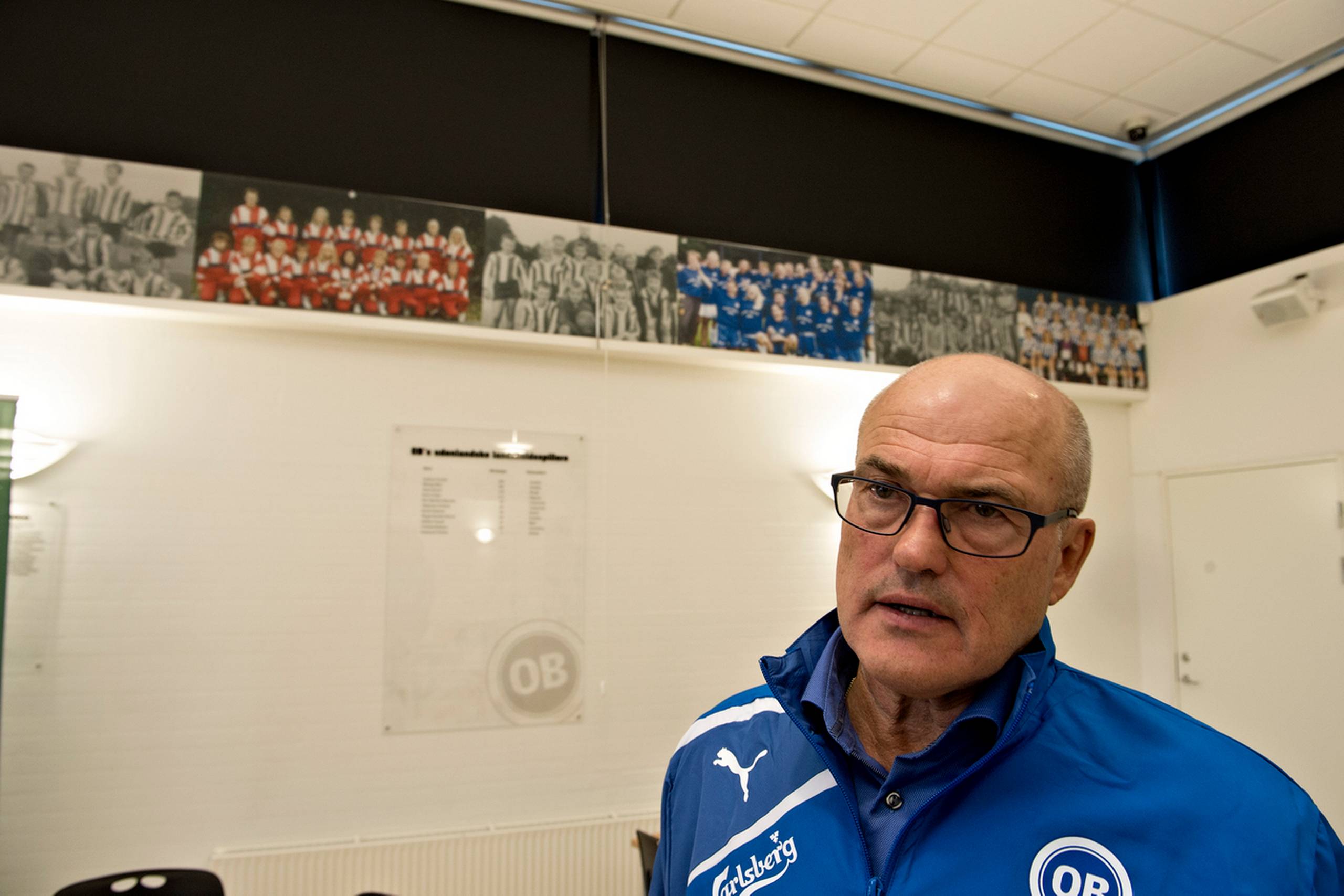 OB's cheftræner Ove Pedersen.