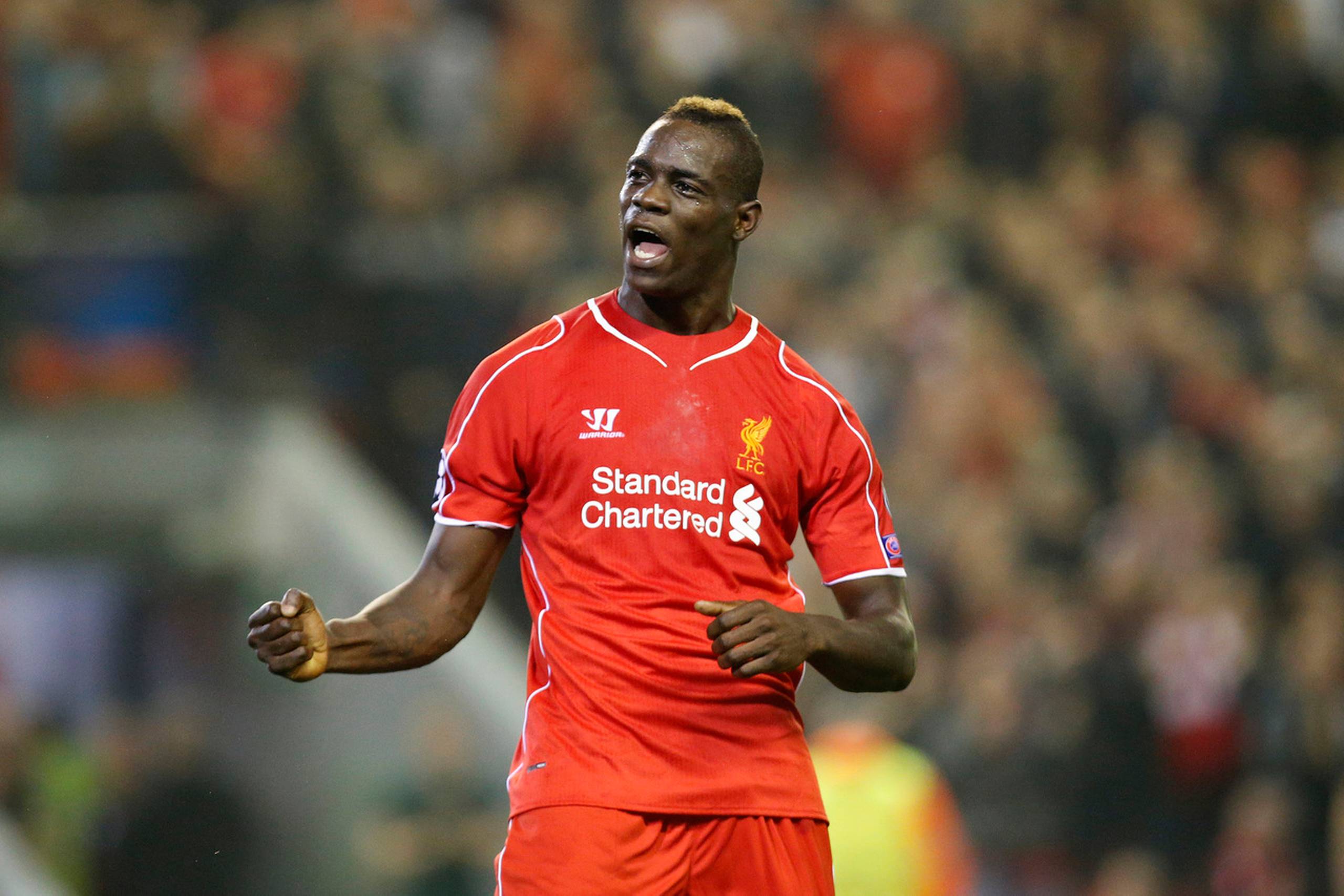 Liverpools angriber Mario Balotelli.