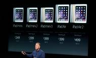 Apples iPad fyldte for nyligt ti år - og den er still going strong. På trods af et væld af billigere konkurrenter var 38 pct. af alle solgte tablets i andet kvartal en iPad.  Foto: Marcio Jose Sanchez/AP