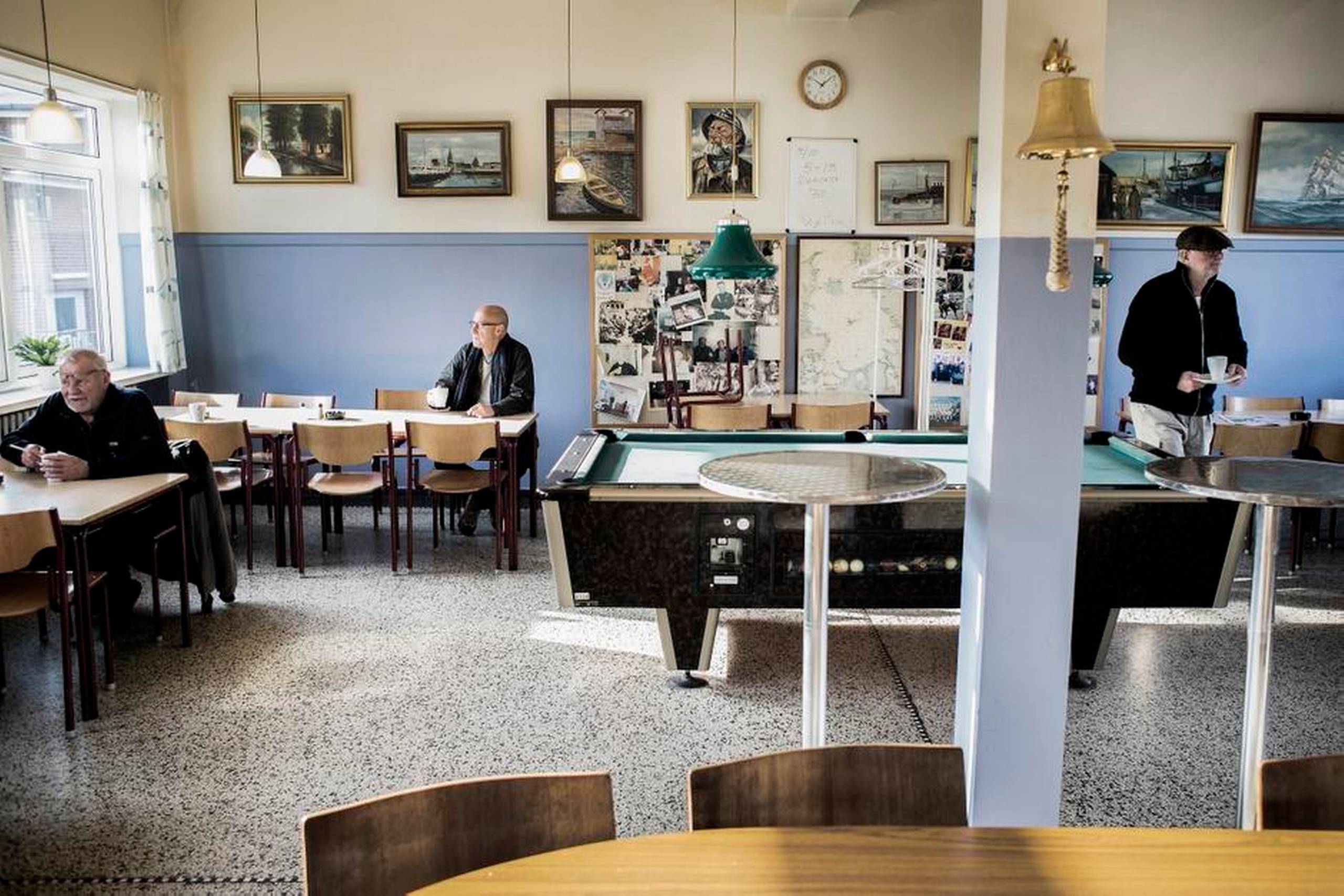 »Fiskerihavnens Varmestue. Hvis begrebet tidslomme overhovedet skal give mening, så er det her.« Foto: Casper Dalhoff