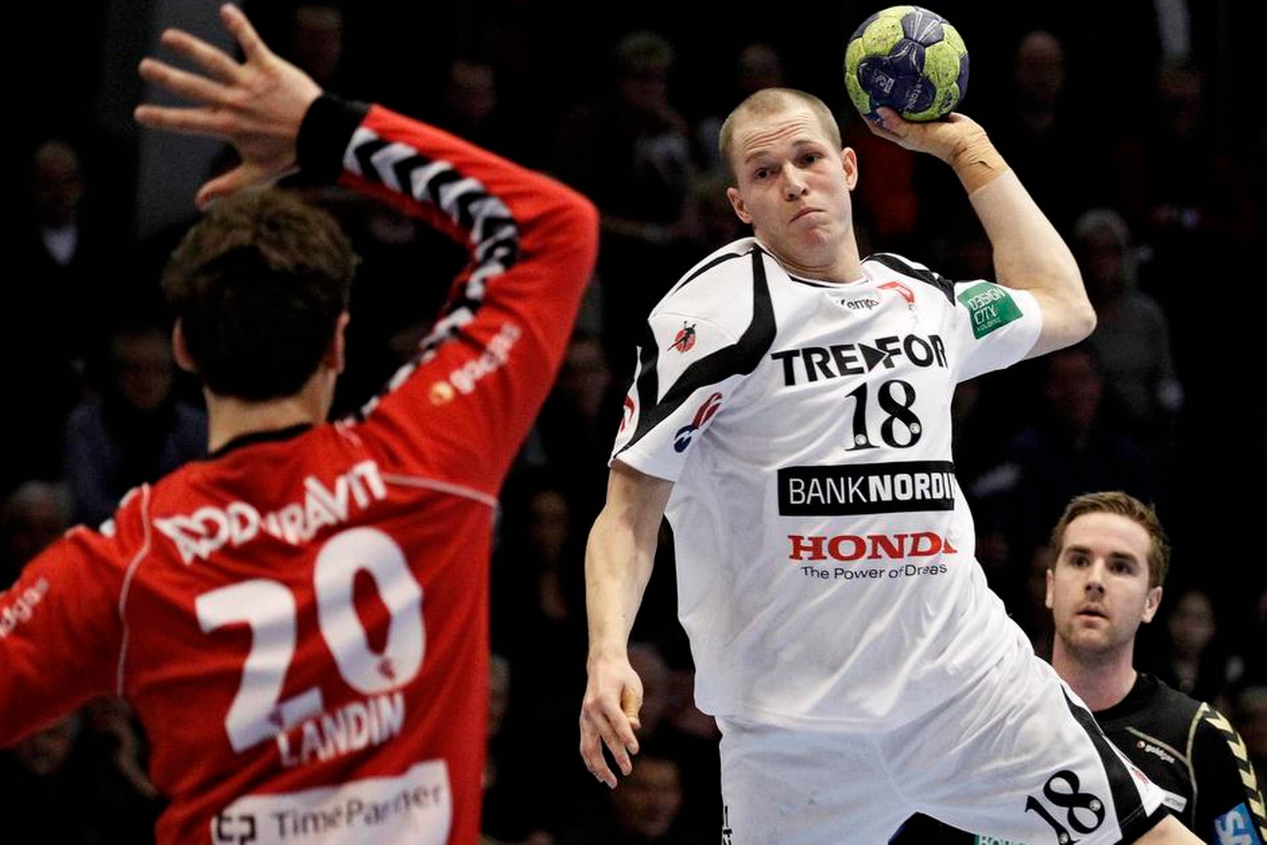 Kasper Irming er tilbage efter en langvarig skadespause, og det har løftet KIF’s spil og givet ikke mindst bagspillet den tyngde og bredde, som manglede i fjor. Foto: Jens Dresling/Polfoto