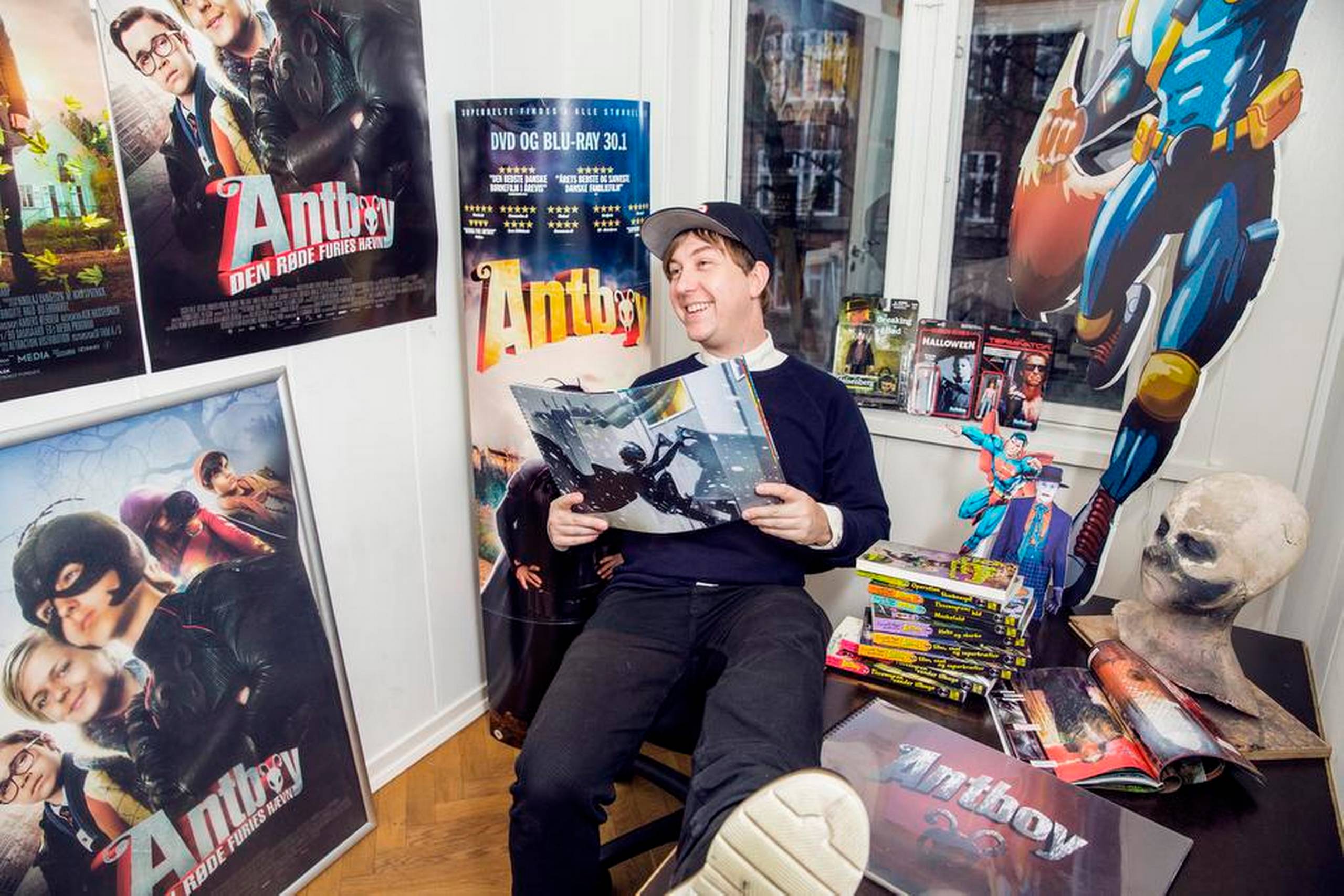 »Nu får vi premiere i juleferien, hvilket er en klar anerkendelse af, at vi nu har et brand,« siger Ask Hasselbalch, der gerne vil stå for den seje familiefilm. Foto: Nikolai Linares