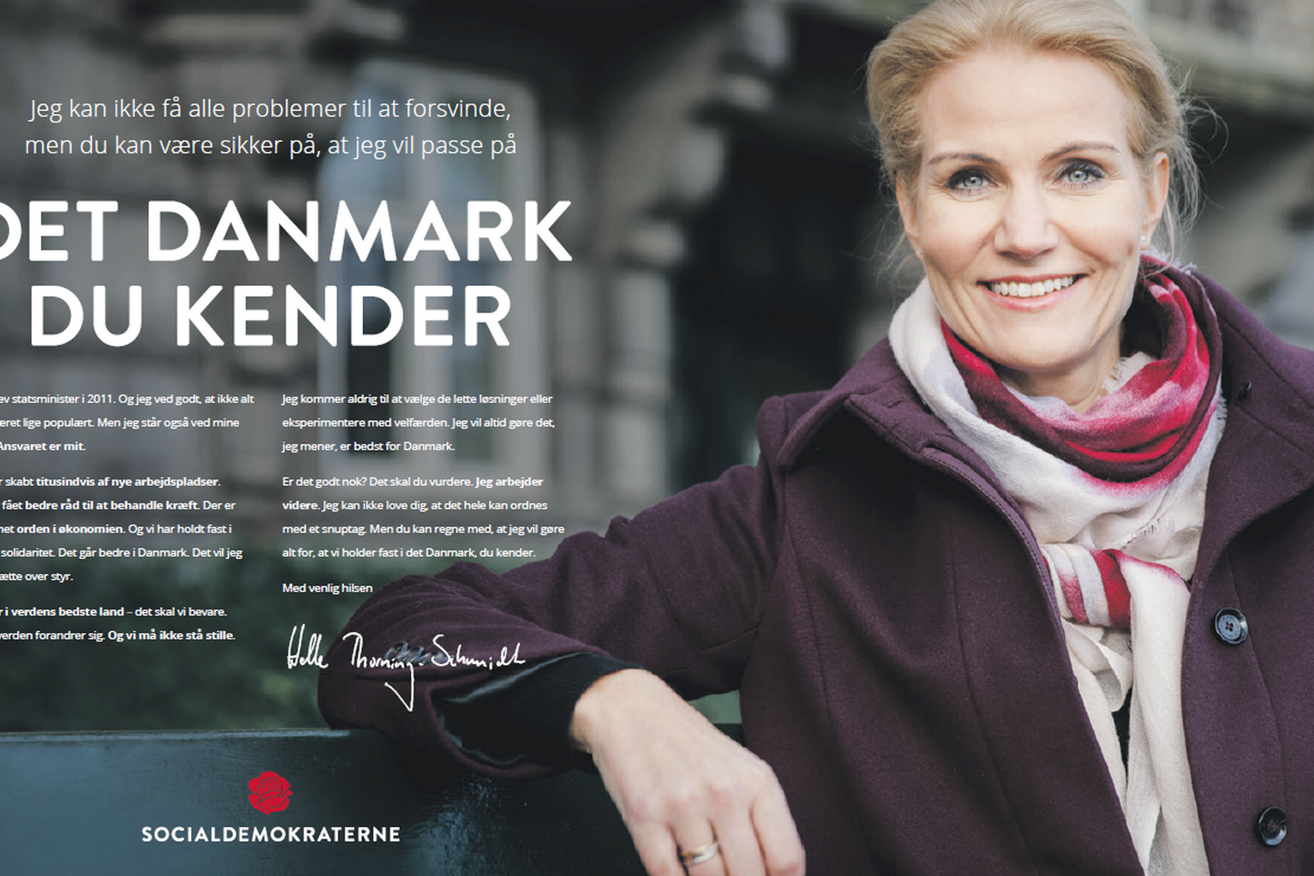 Socialdemokraterne har fredag lanceret en ny kampagne, der hedder "Det Danmark du kender".