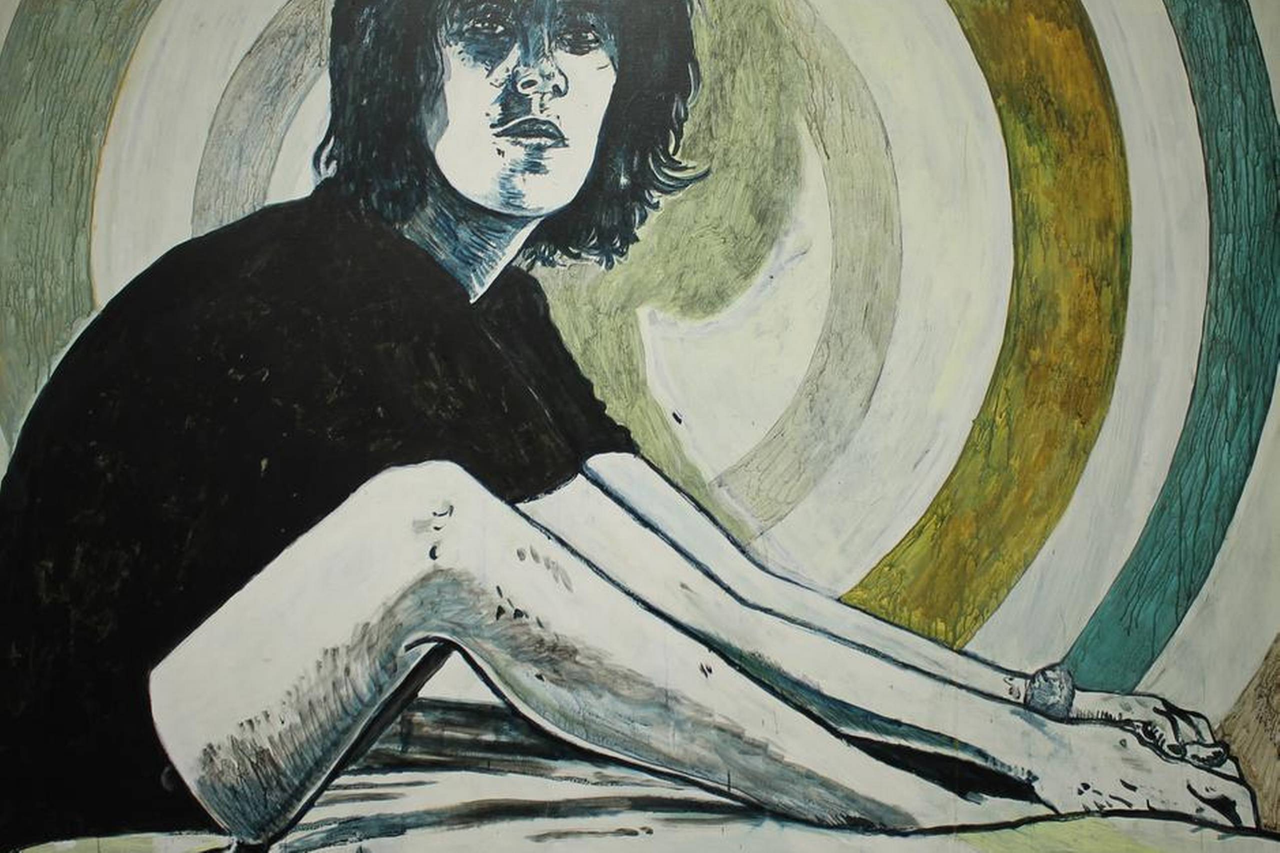 Kunstneren har også portrætteret punkens dronning og gudmor, amerikaneren Patti Smith (født 1946). Foto: Trapholt