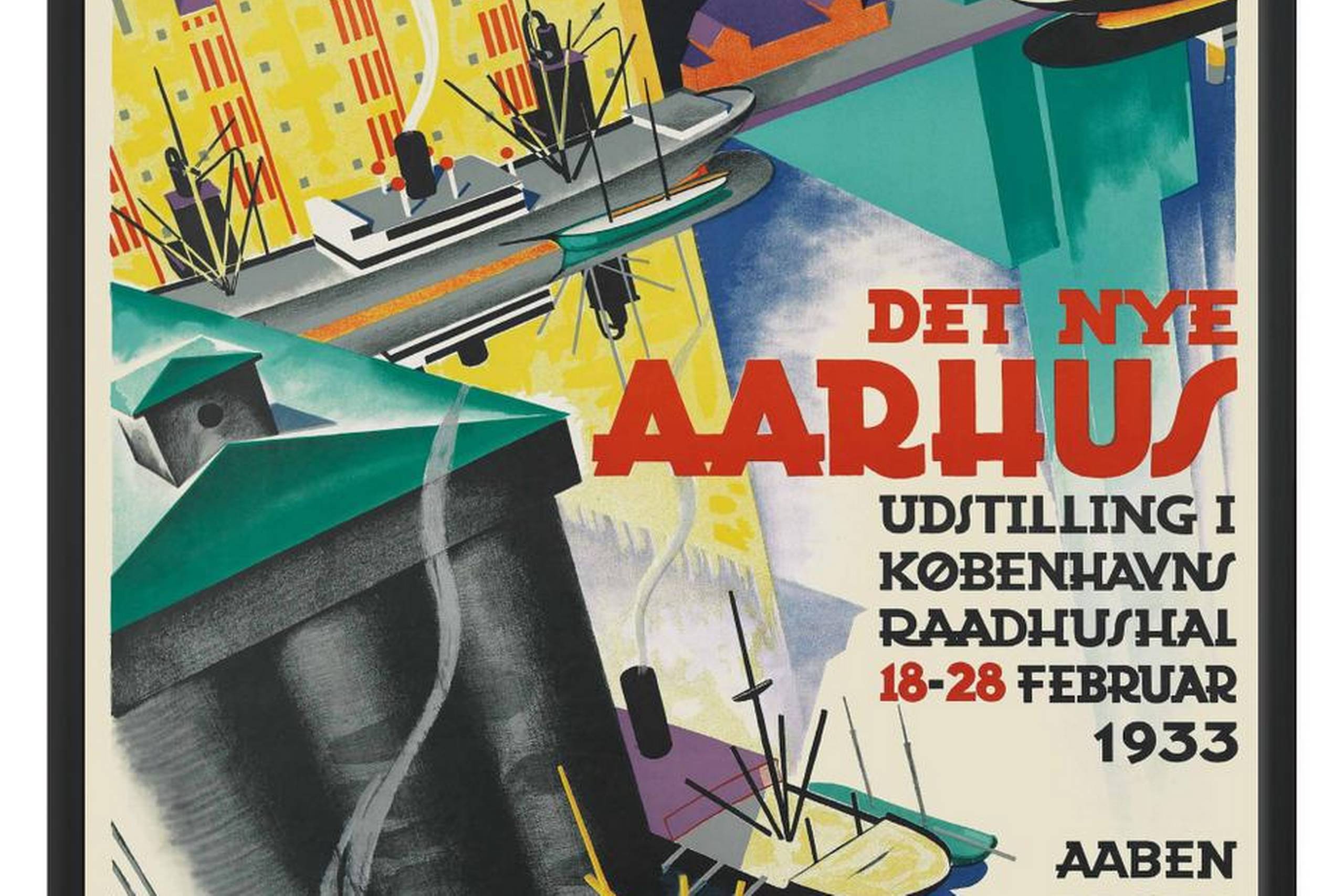 Dansk Plakatkunst har fundet det sidste eksemplar af en plakat fra et byfremstød i1933, som skulle promovere Aarhus. 