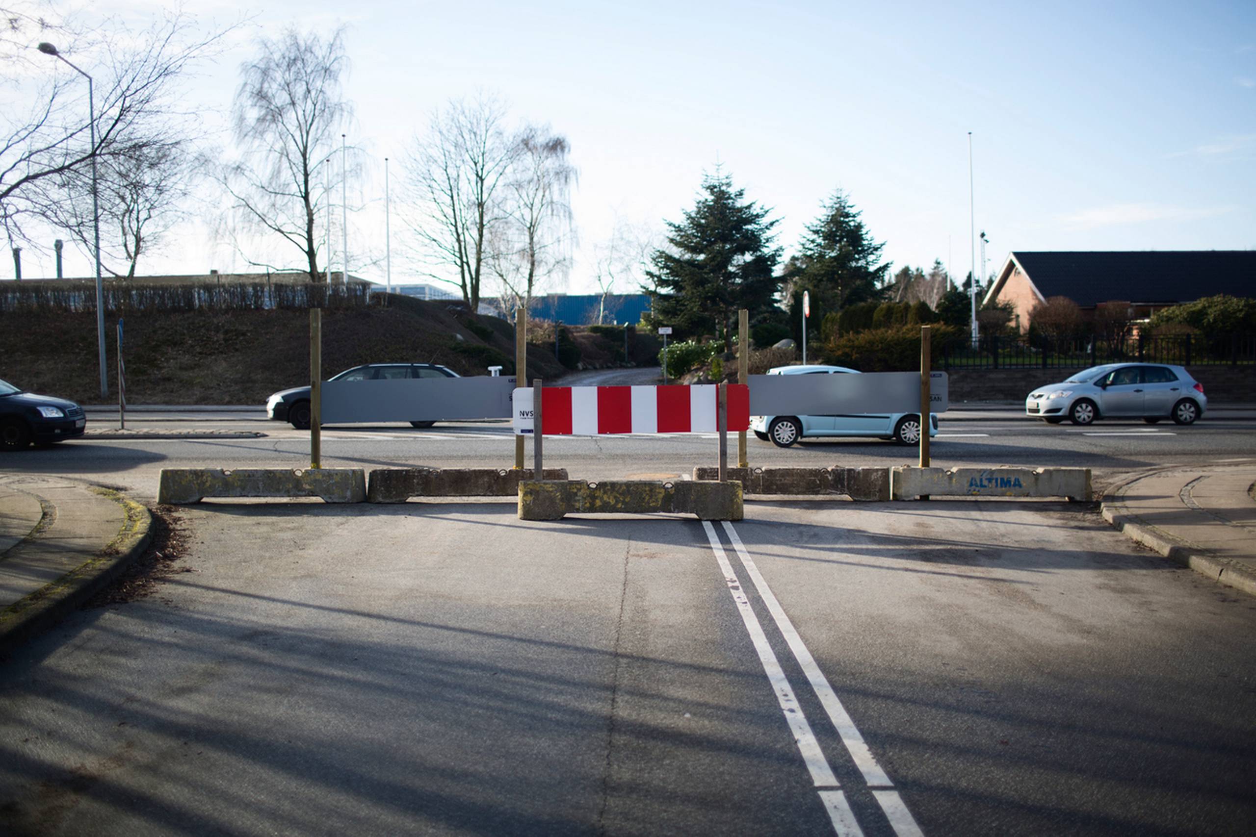 Forslaget fra Venstres byrådsgruppe om at åbne den omdiskuterede Sandmosevej delvist skal diskuteres i magistraten i Aarhus Kommune. Foto: Katrine Marie Kragh 